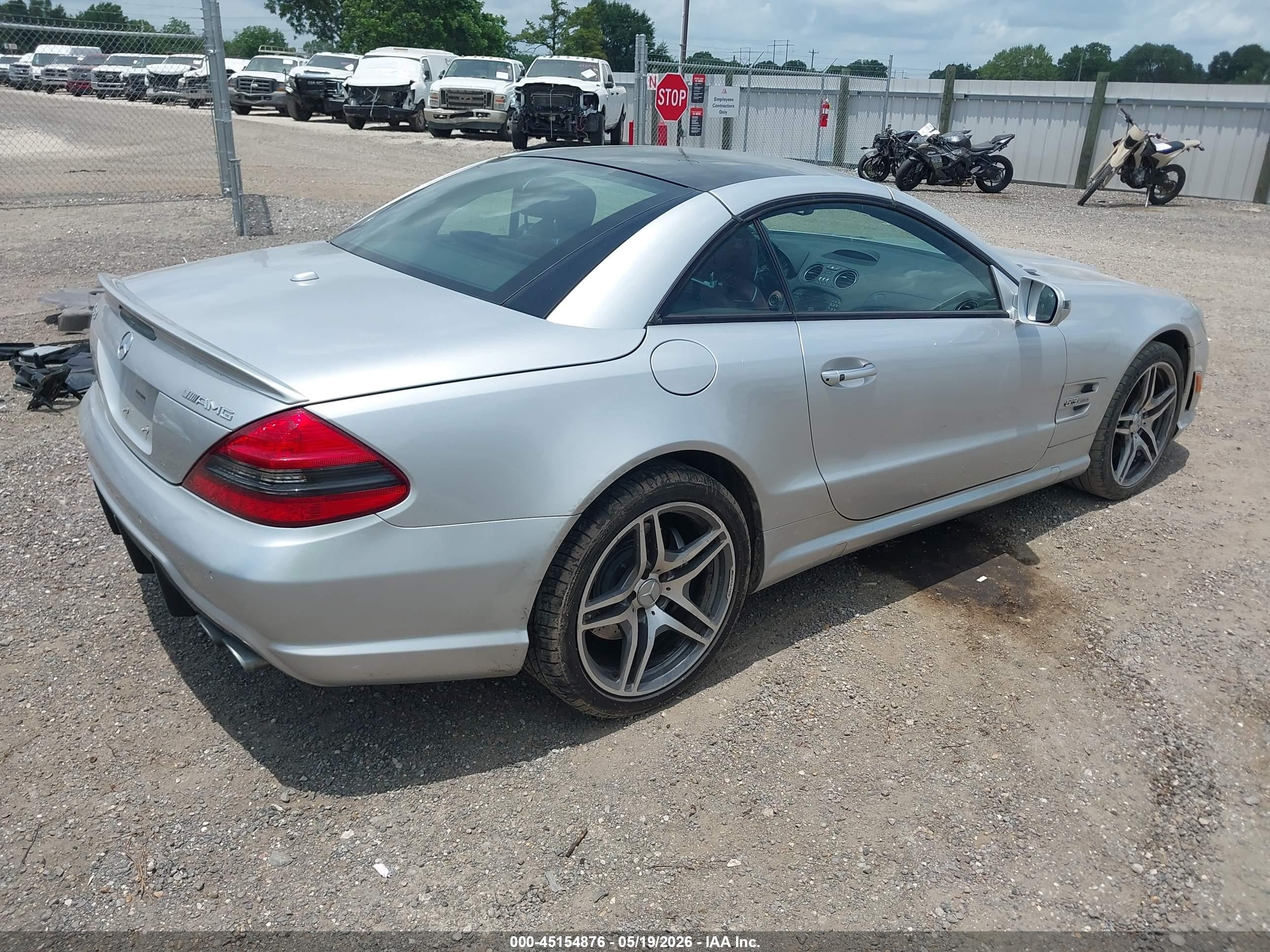 2009 Mercedes-benz Sl 63 Amg   Silver vin: WDBSK70F39F145297