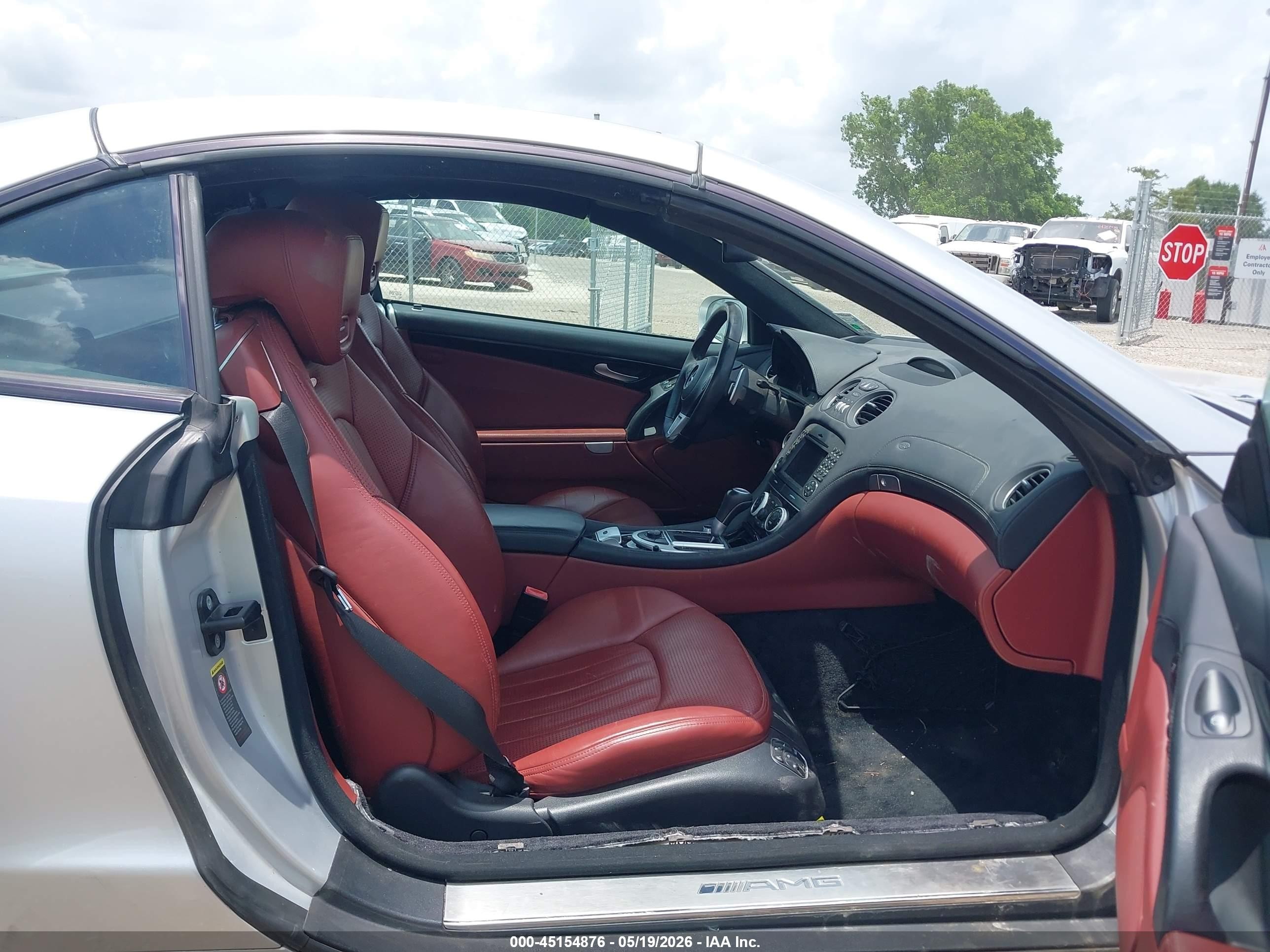 2009 Mercedes-benz Sl 63 Amg   Silver vin: WDBSK70F39F145297