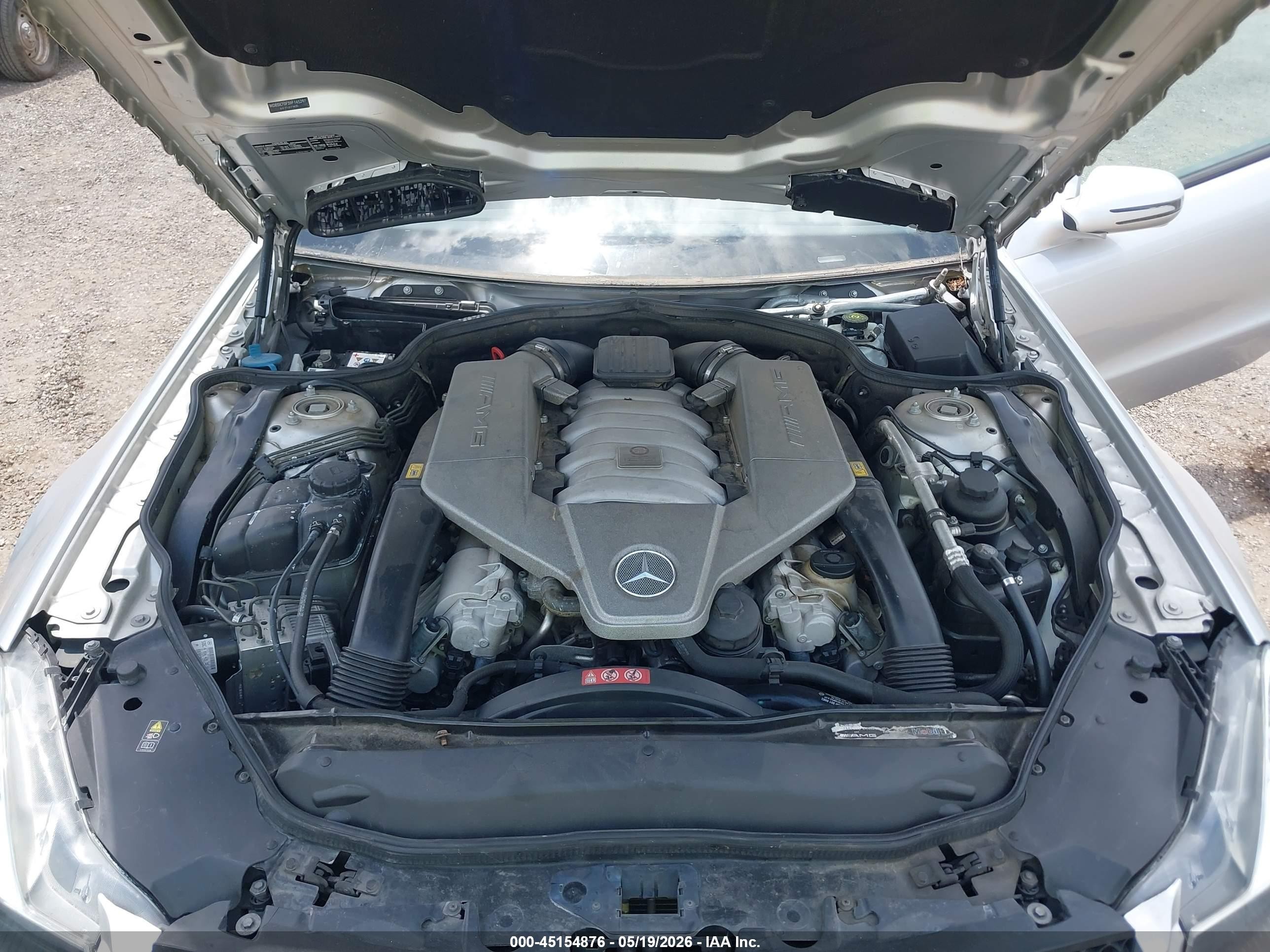 2009 Mercedes-benz Sl 63 Amg   Silver vin: WDBSK70F39F145297
