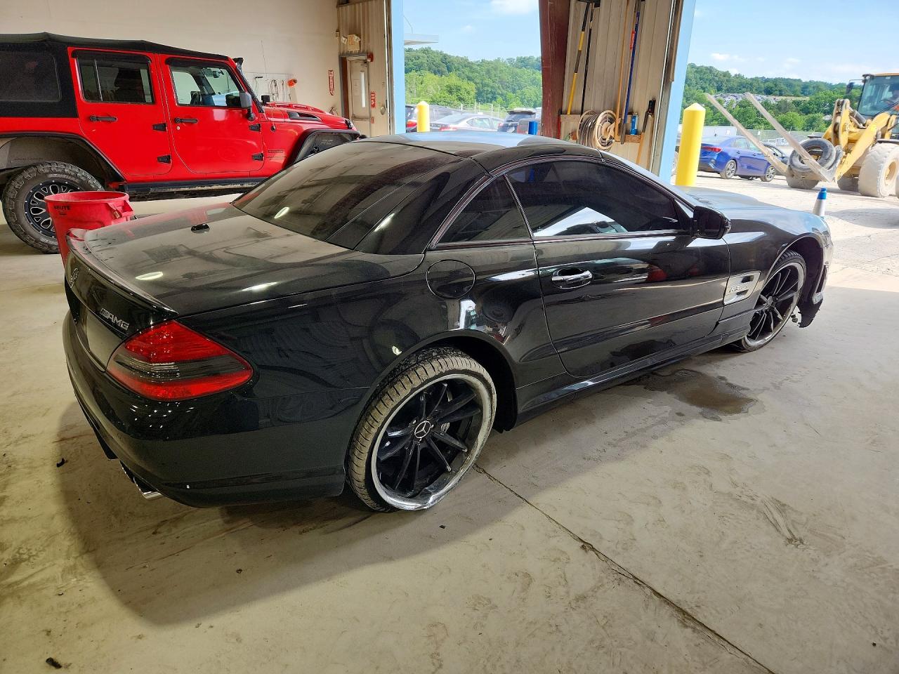 2009 Mercedes-benz Sl 63 Amg Black vin: WDBSK70FX9F146253
