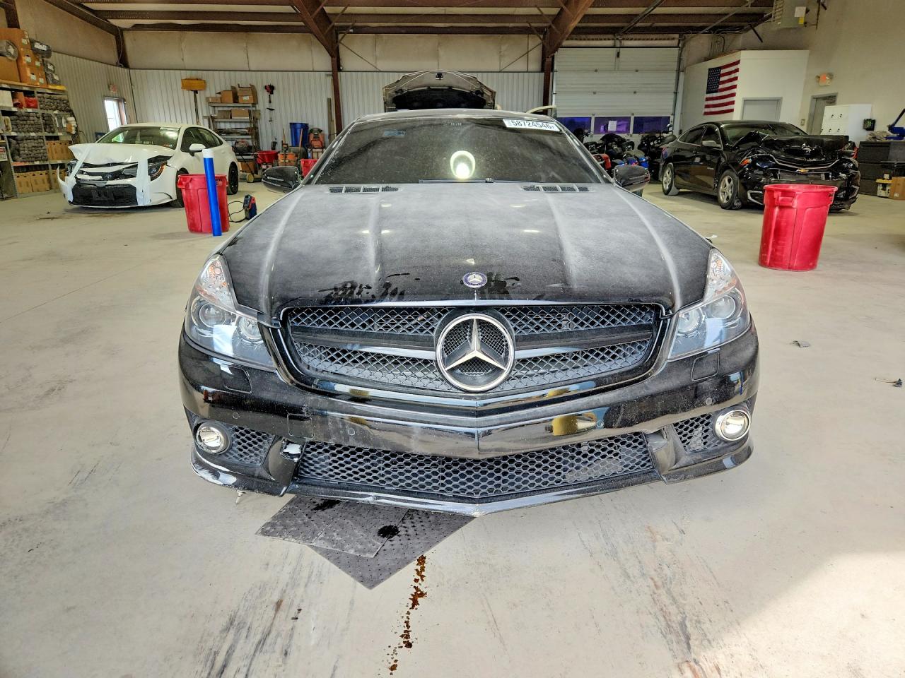 2009 Mercedes-benz Sl 63 Amg Black vin: WDBSK70FX9F146253
