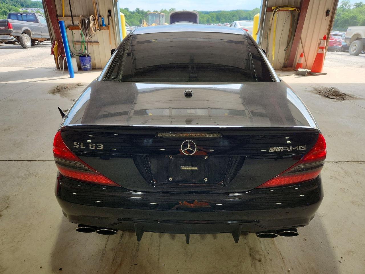 2009 Mercedes-benz Sl 63 Amg Black vin: WDBSK70FX9F146253