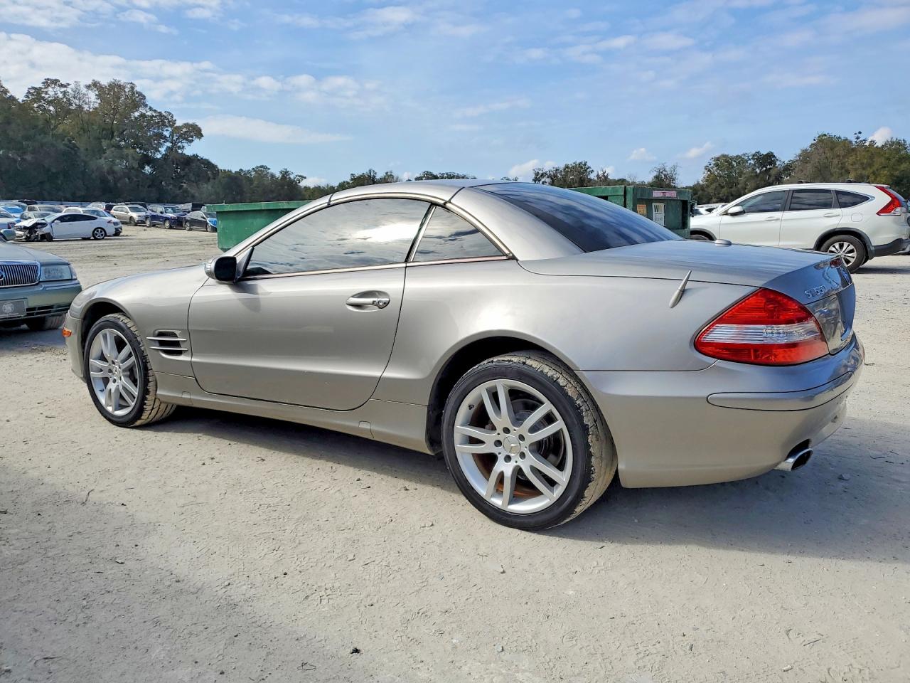 2007 Mercedes-benz Sl 550 Silver vin: WDBSK71F07F118554