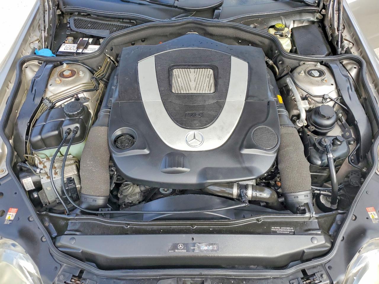 2007 Mercedes-benz Sl 550 Silver vin: WDBSK71F07F118554