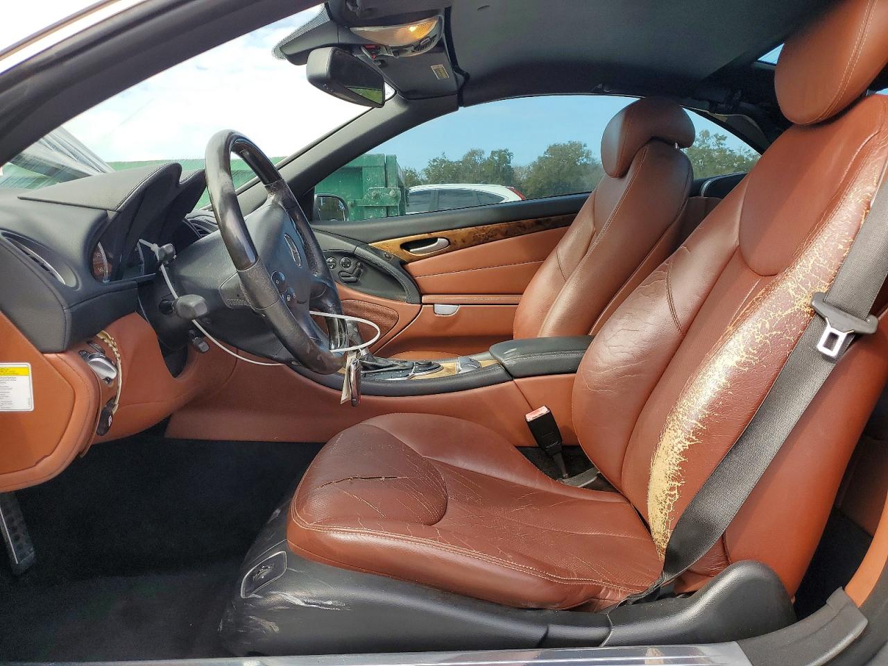 2007 Mercedes-benz Sl 550 Silver vin: WDBSK71F07F118554