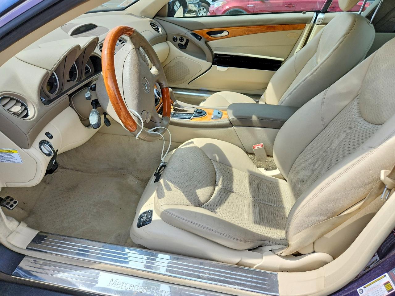 2007 Mercedes-benz Sl 550 Blue vin: WDBSK71F07F125956