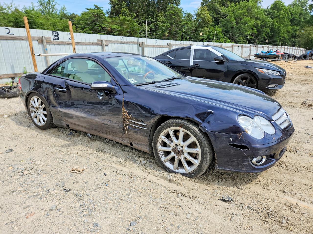 2007 Mercedes-benz Sl 550 Blue vin: WDBSK71F07F125956