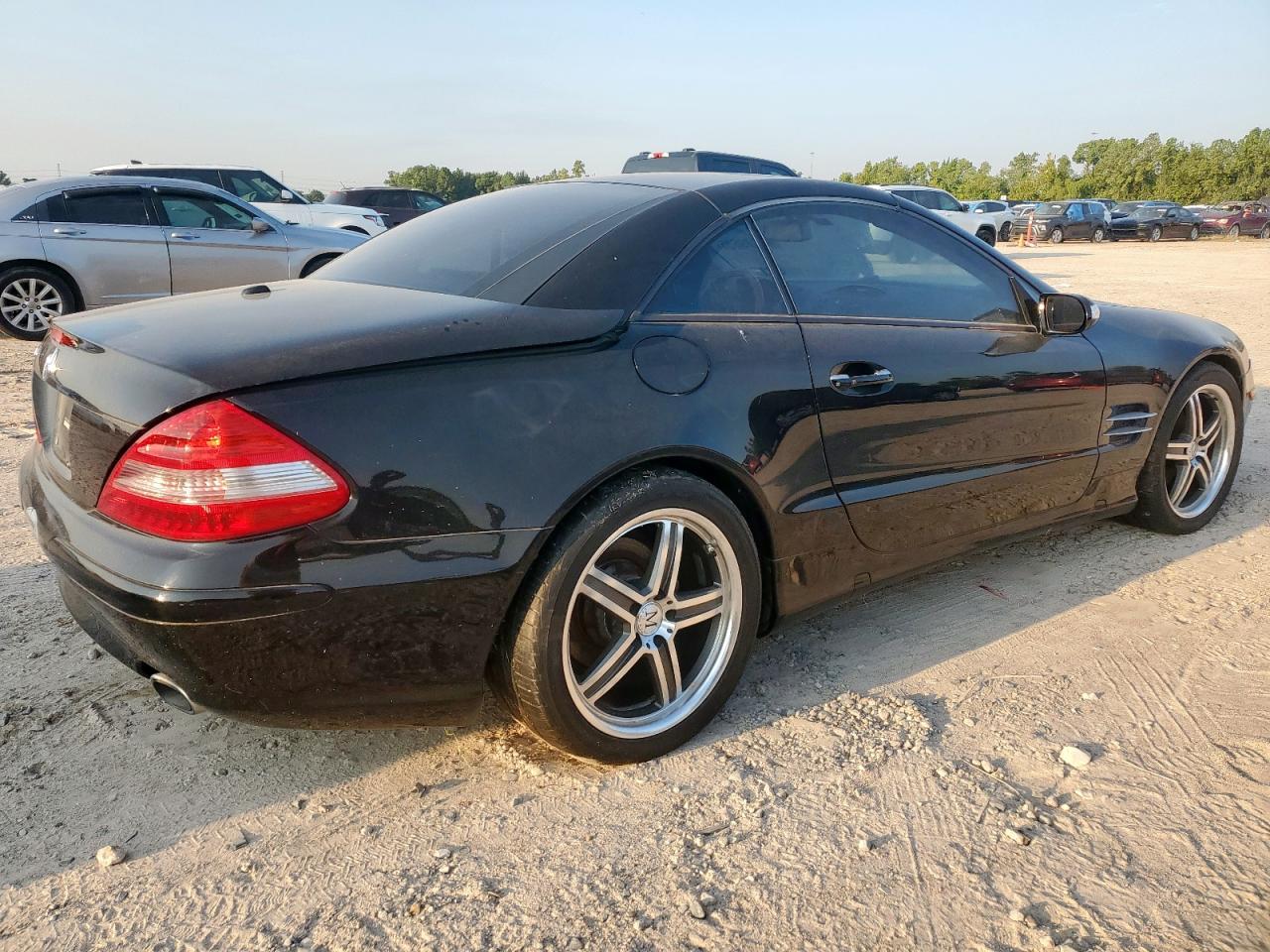 2007 Mercedes-benz Sl 550 Black vin: WDBSK71F07F129473