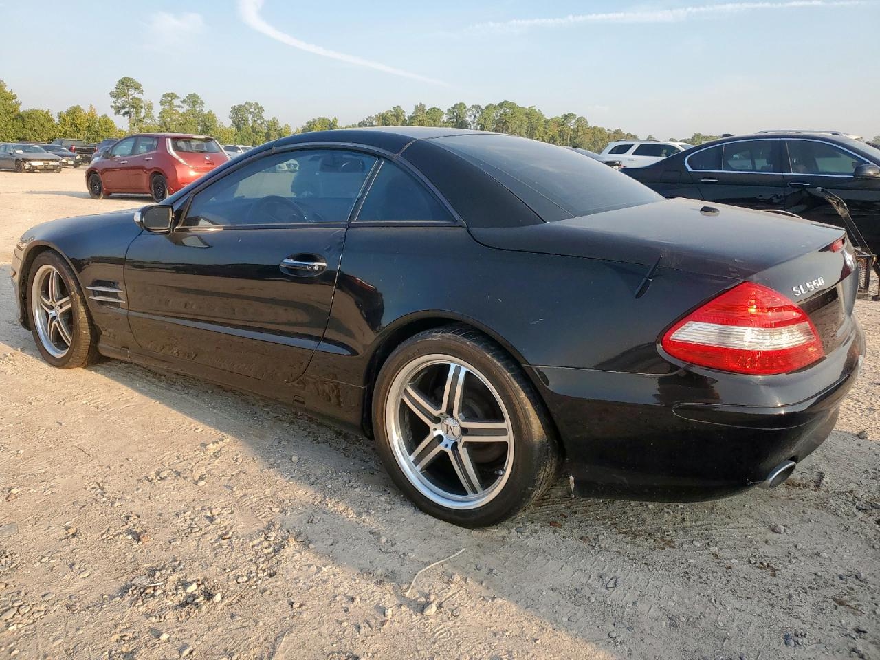 2007 Mercedes-benz Sl 550 Black vin: WDBSK71F07F129473