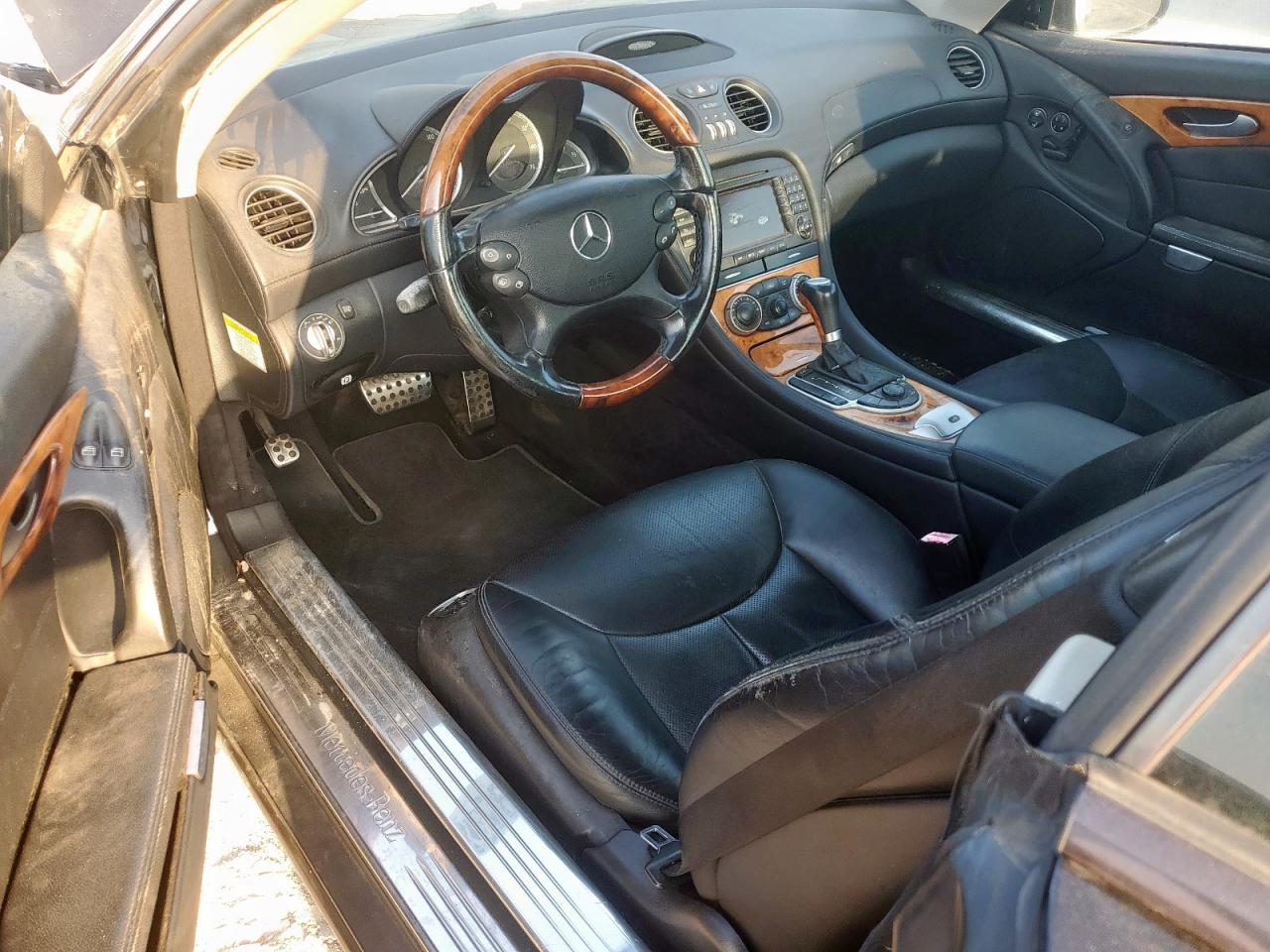 2007 Mercedes-benz Sl 550 Black vin: WDBSK71F07F129473