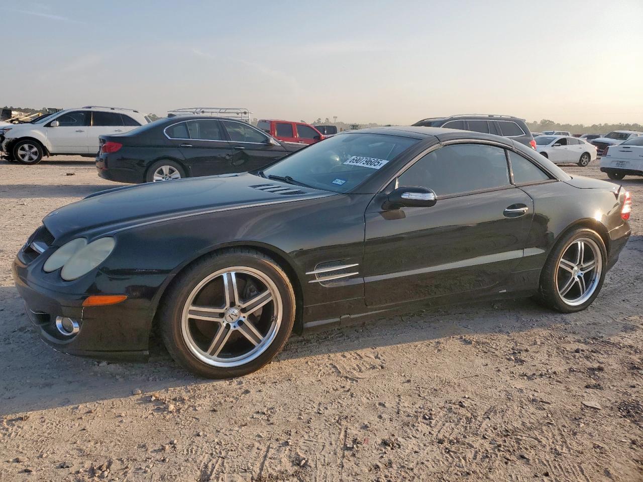 2007 Mercedes-benz Sl 550 Black vin: WDBSK71F07F129473