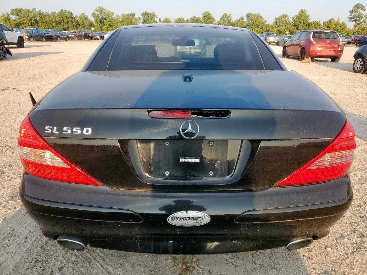 2007 Mercedes-benz Sl 550 Black vin: WDBSK71F07F129473