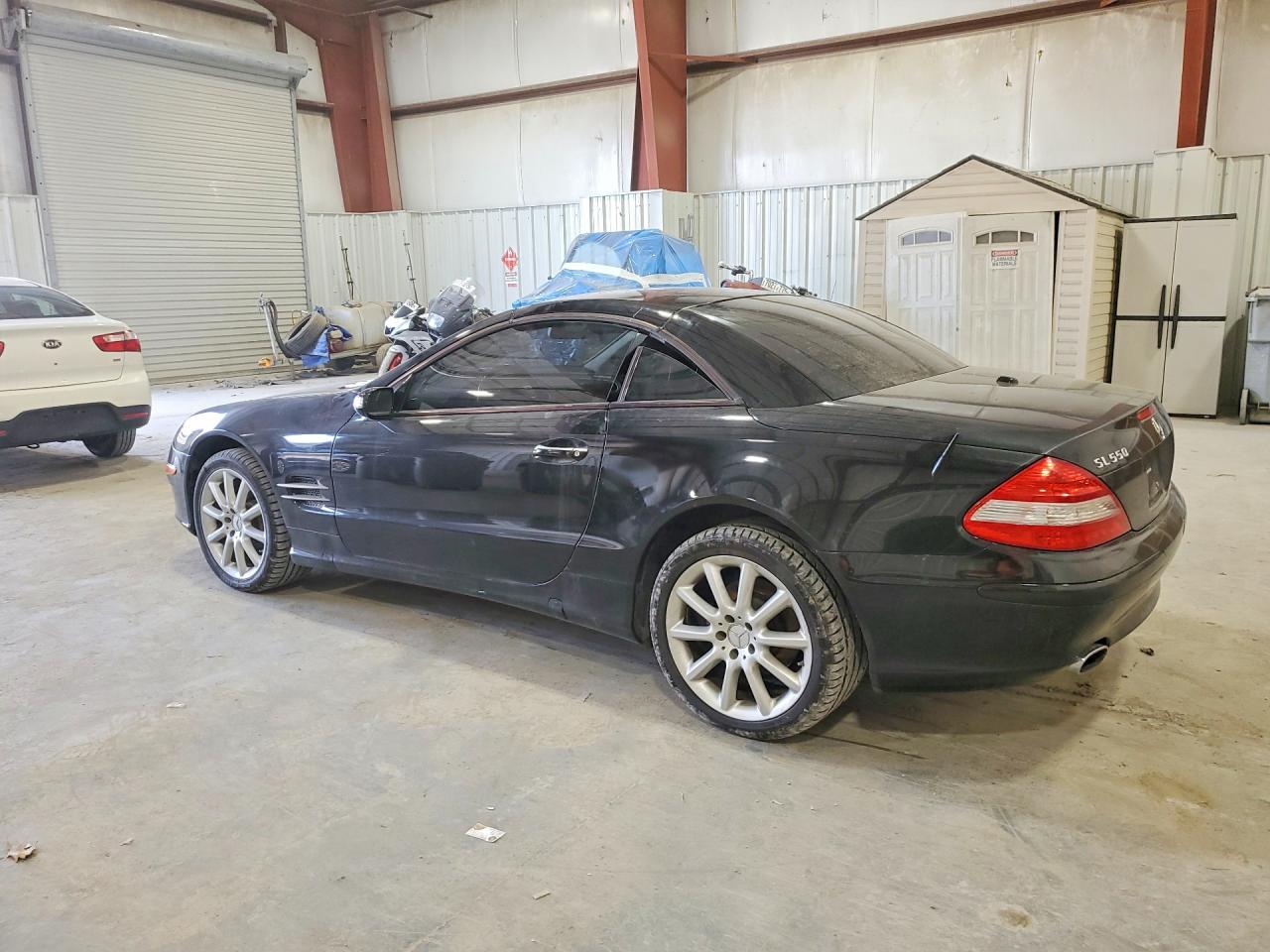 2007 Mercedes-benz Sl 550 Black vin: WDBSK71F07F133748