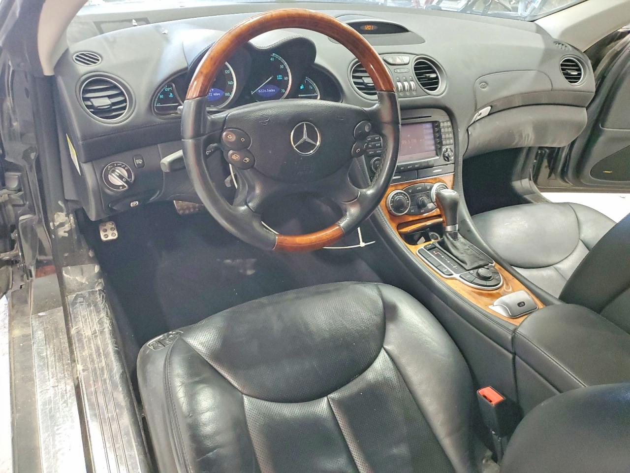 2007 Mercedes-benz Sl 550 Black vin: WDBSK71F07F133748