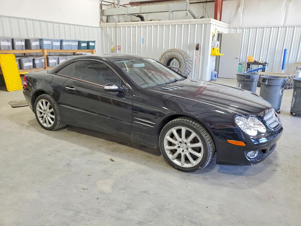 2007 Mercedes-benz Sl 550 Black vin: WDBSK71F07F133748