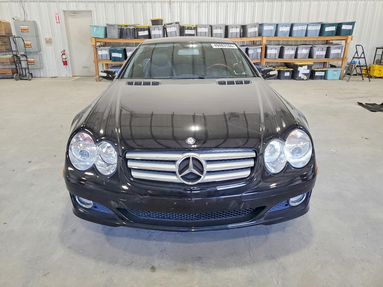 2007 Mercedes-benz Sl 550 Black vin: WDBSK71F07F133748