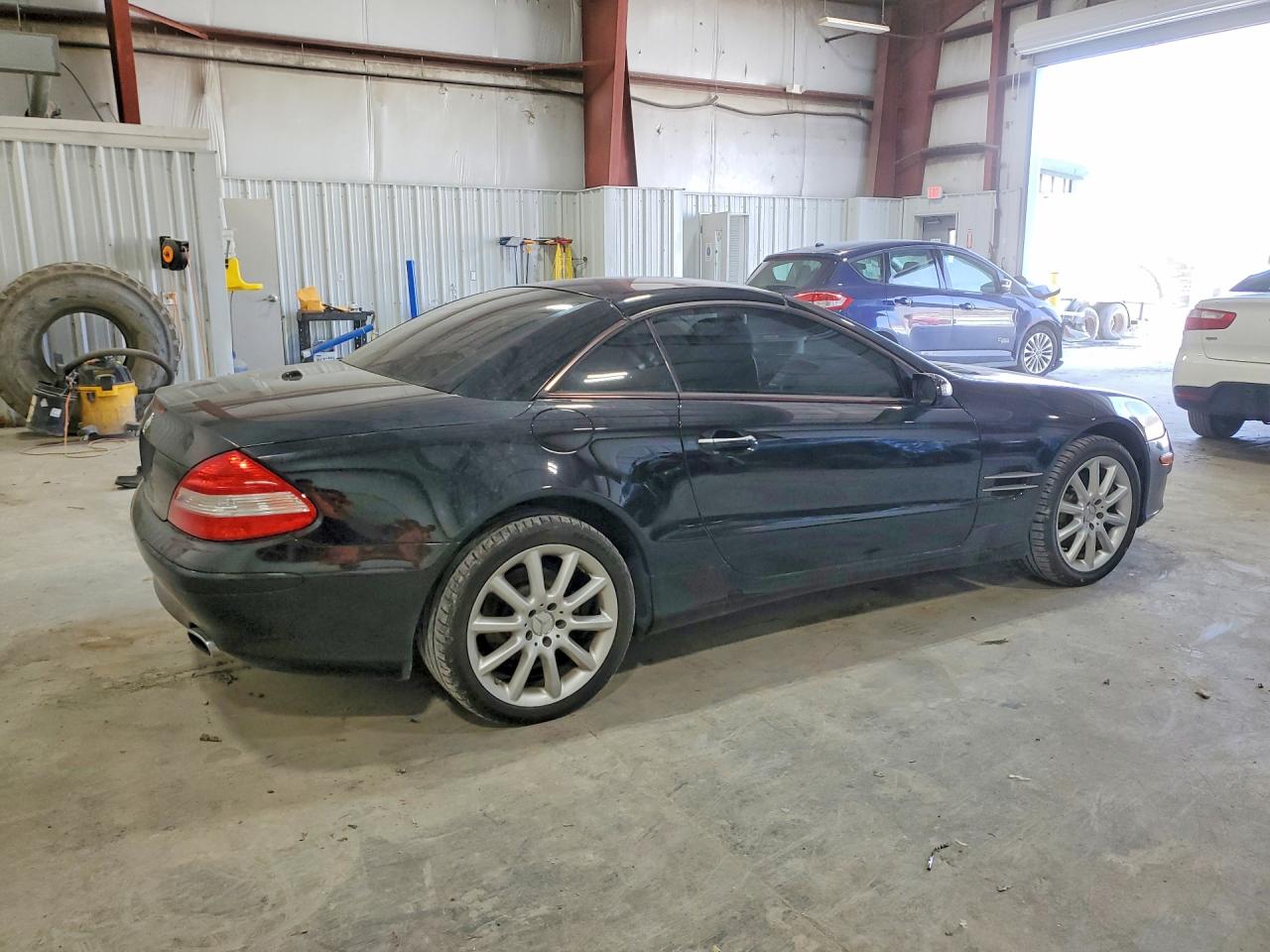 2007 Mercedes-benz Sl 550 Black vin: WDBSK71F07F133748