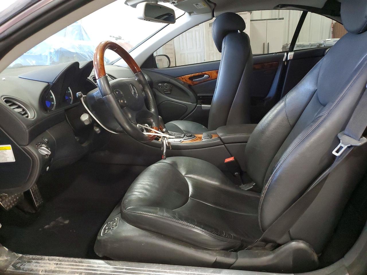 2007 Mercedes-benz Sl 550 Black vin: WDBSK71F07F133748