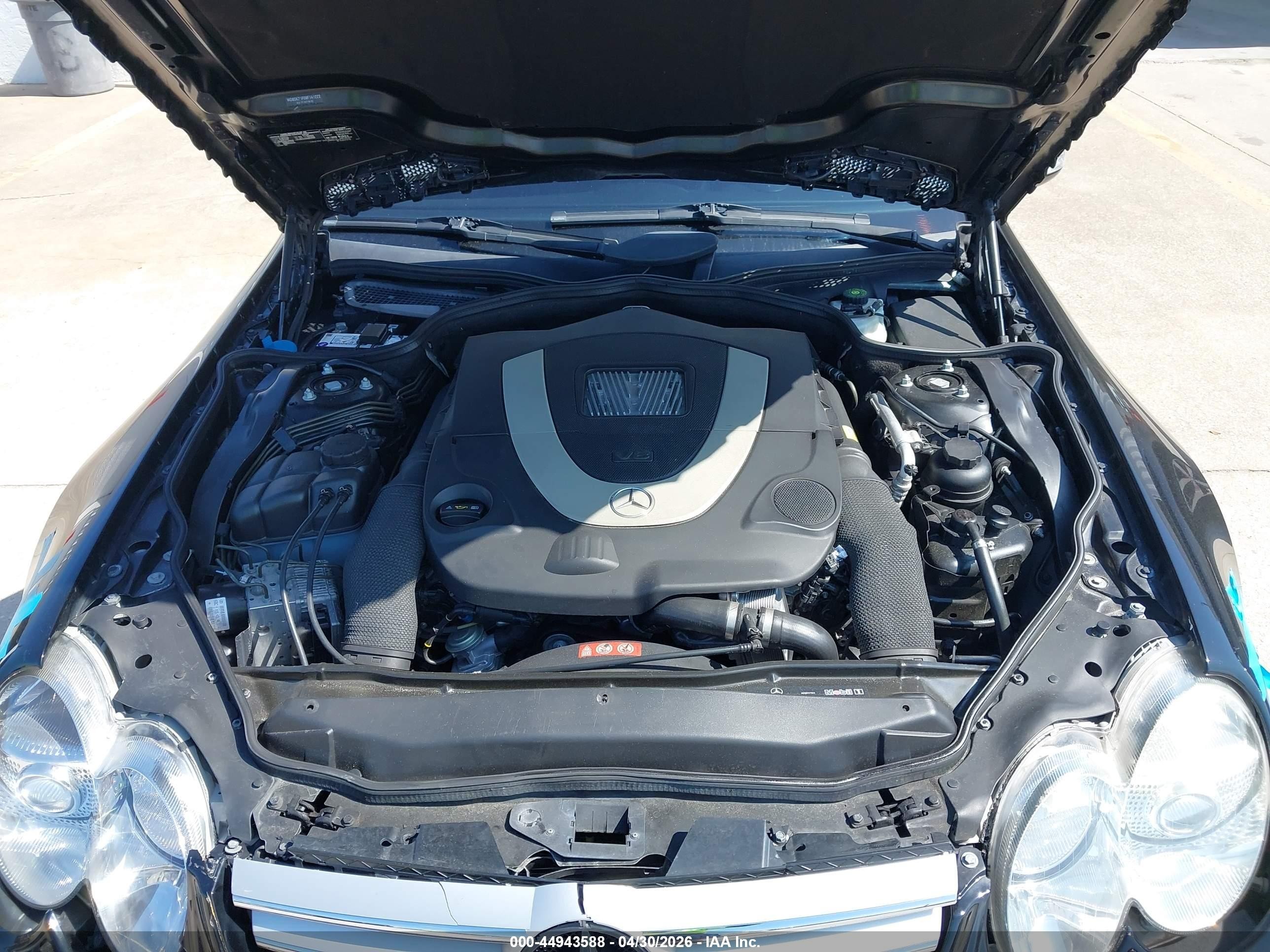 2008 Mercedes-benz Sl 550   Black vin: WDBSK71F08F141222