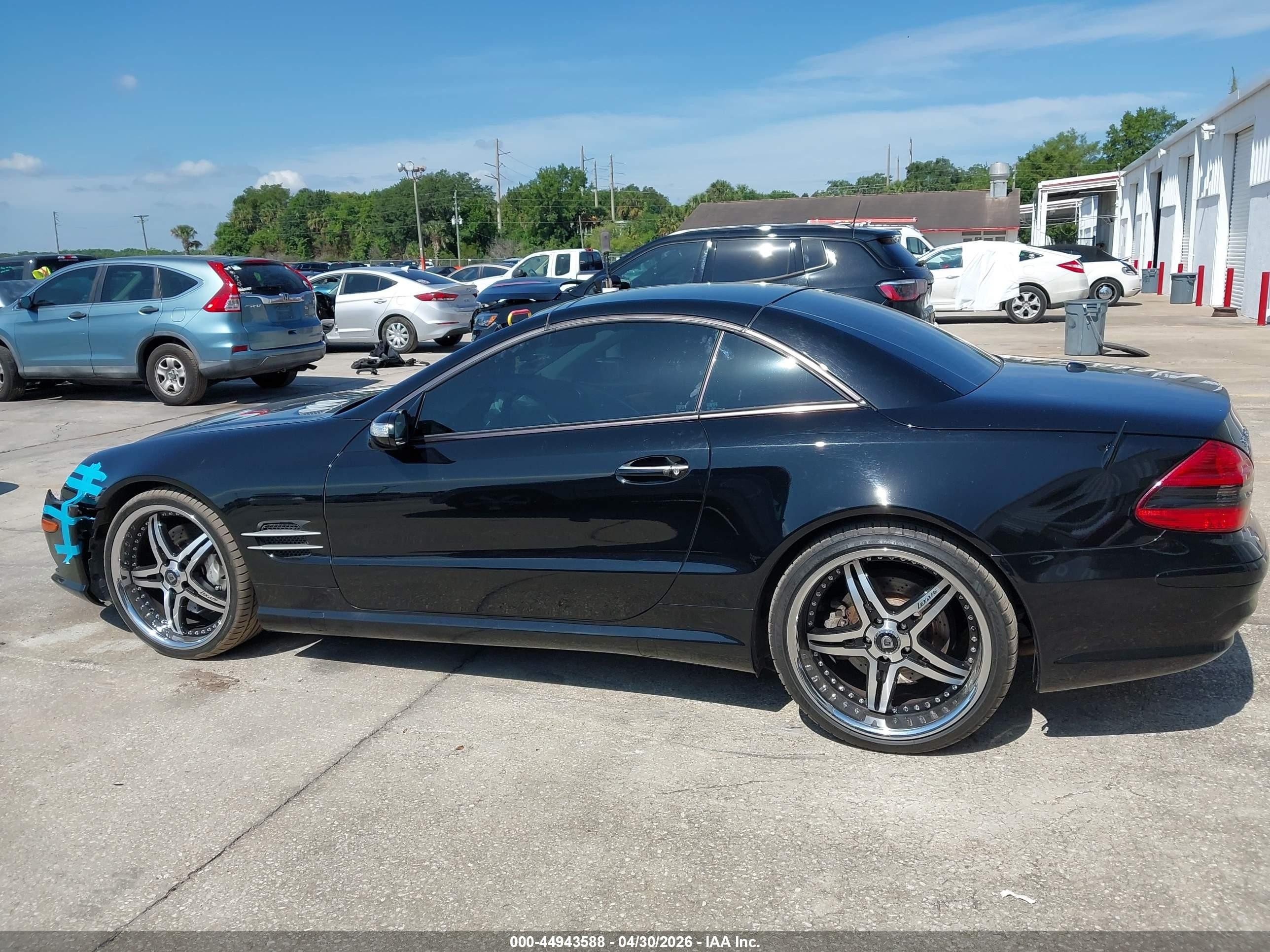 2008 Mercedes-benz Sl 550   Black vin: WDBSK71F08F141222