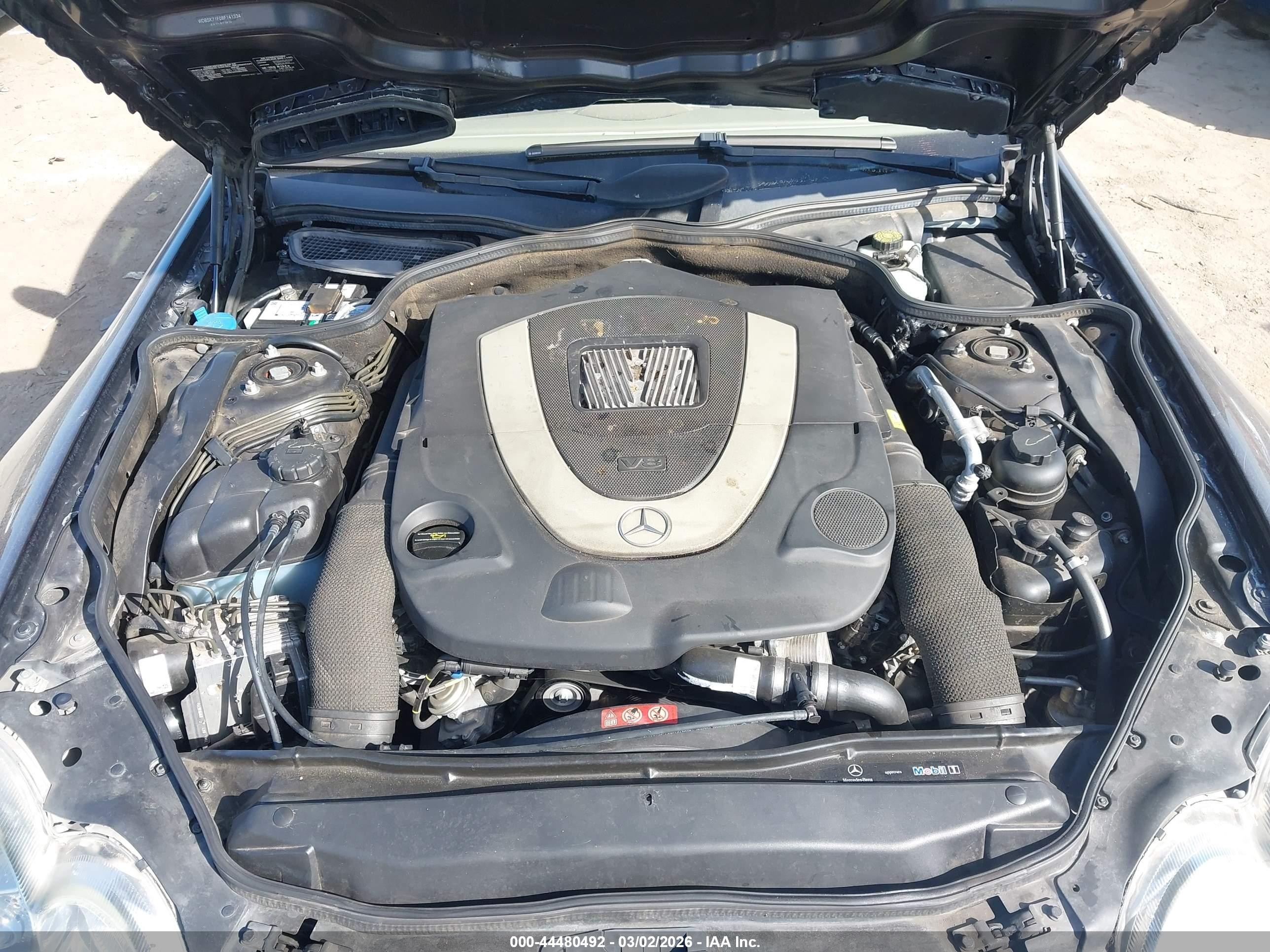 2008 Mercedes-benz Sl 550   Gray vin: WDBSK71F08F141334