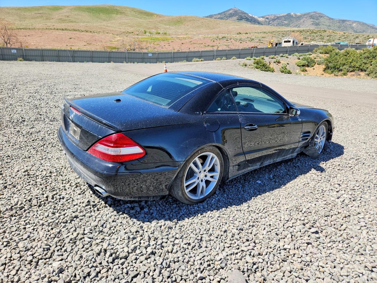 2008 Mercedes-benz Sl550 Black vin: WDBSK71F08F141754