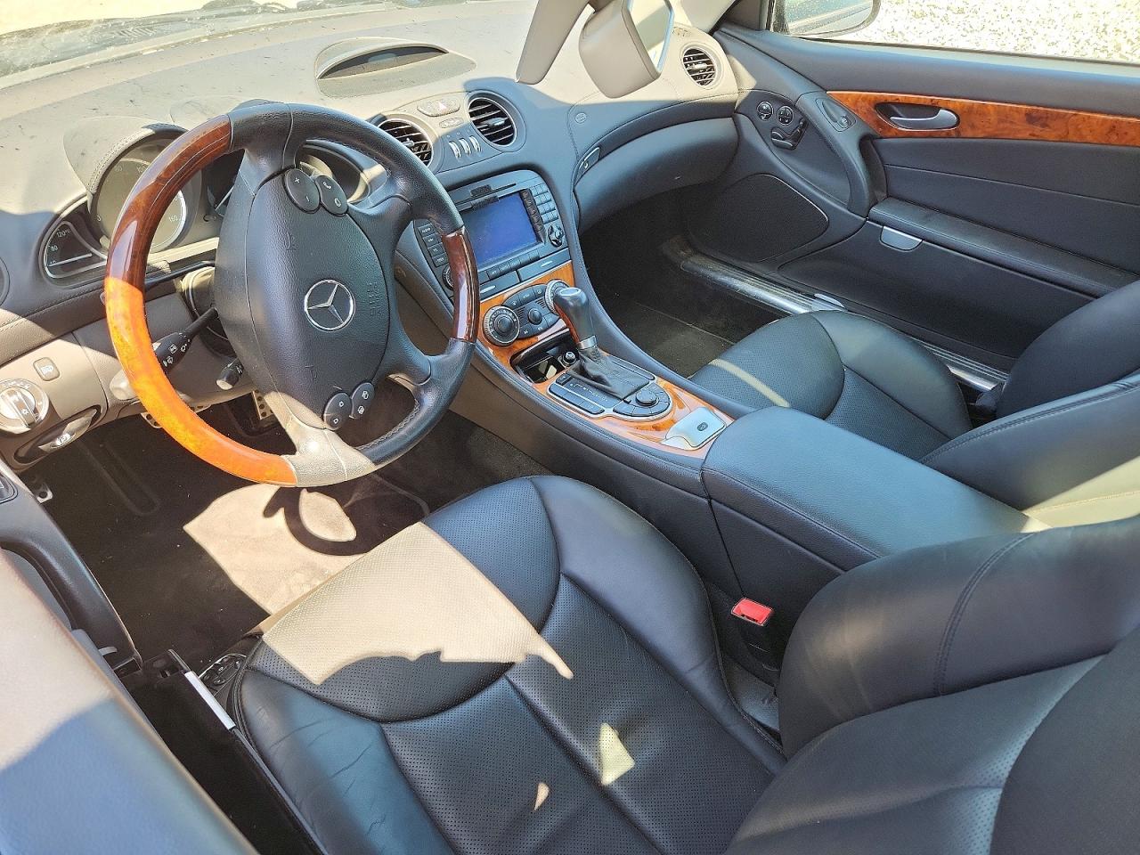 2008 Mercedes-benz Sl550 Black vin: WDBSK71F08F141754