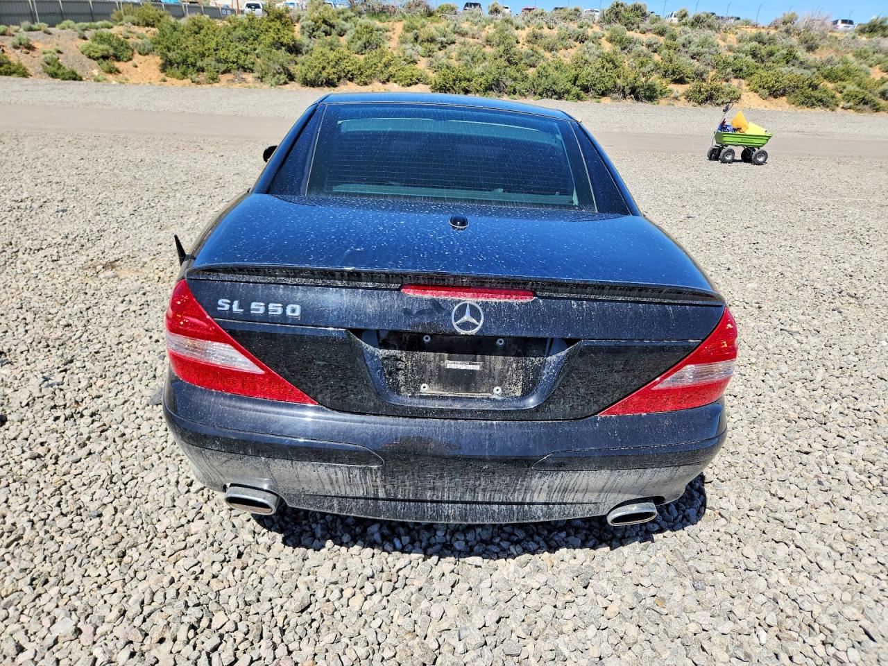 2008 Mercedes-benz Sl550 Black vin: WDBSK71F08F141754