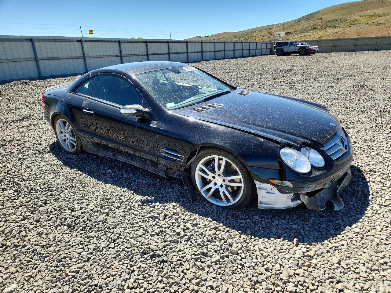 2008 Mercedes-benz Sl550 Black vin: WDBSK71F08F141754
