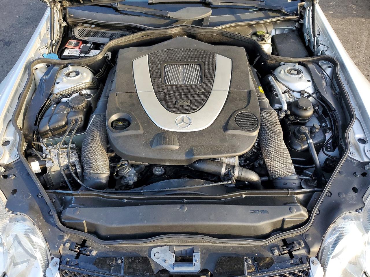 2007 Mercedes-benz Sl 550 Silver vin: WDBSK71F17F127683