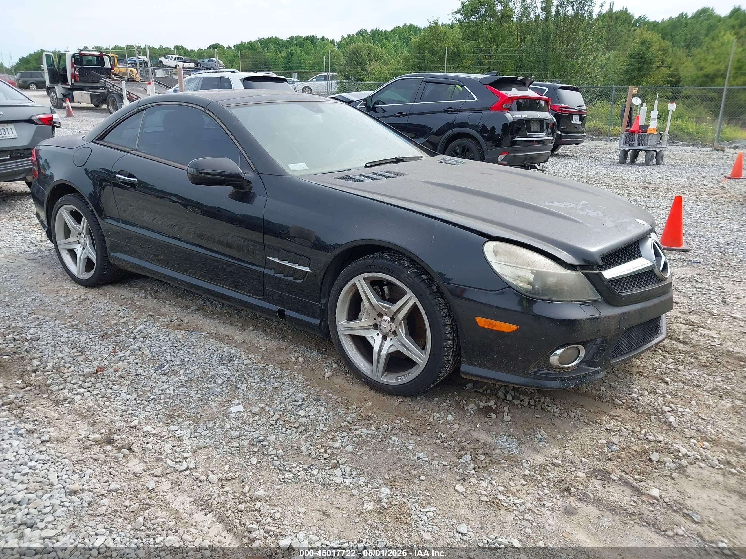2009 Mercedes-benz Sl 550   Черный vin: WDBSK71F19F145460