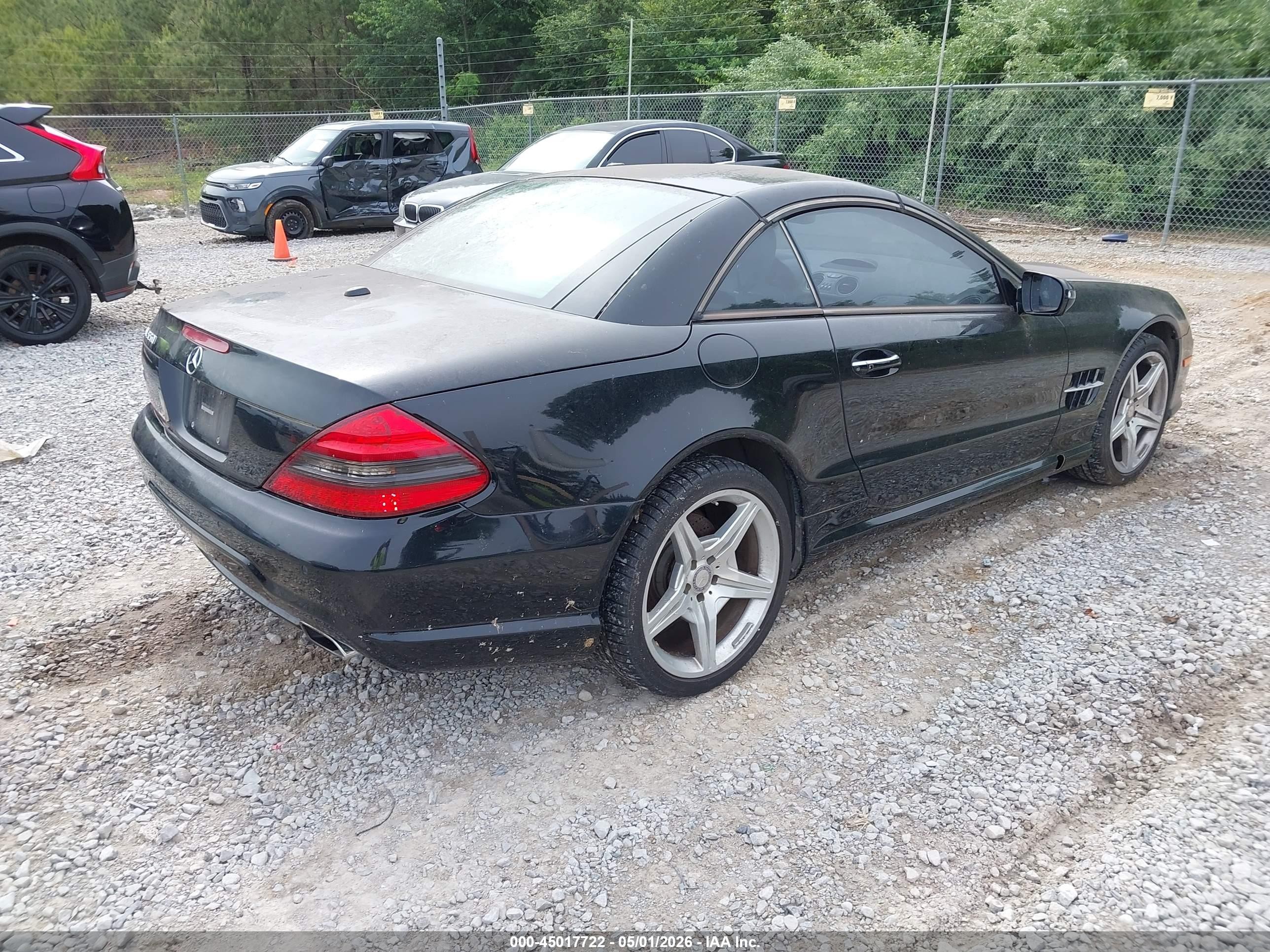 2009 Mercedes-benz Sl 550   Черный vin: WDBSK71F19F145460