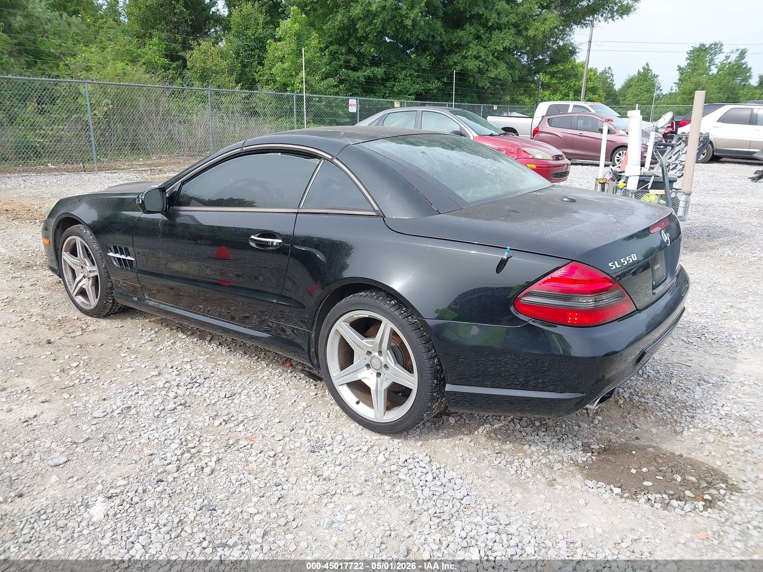 2009 Mercedes-benz Sl 550   Черный vin: WDBSK71F19F145460