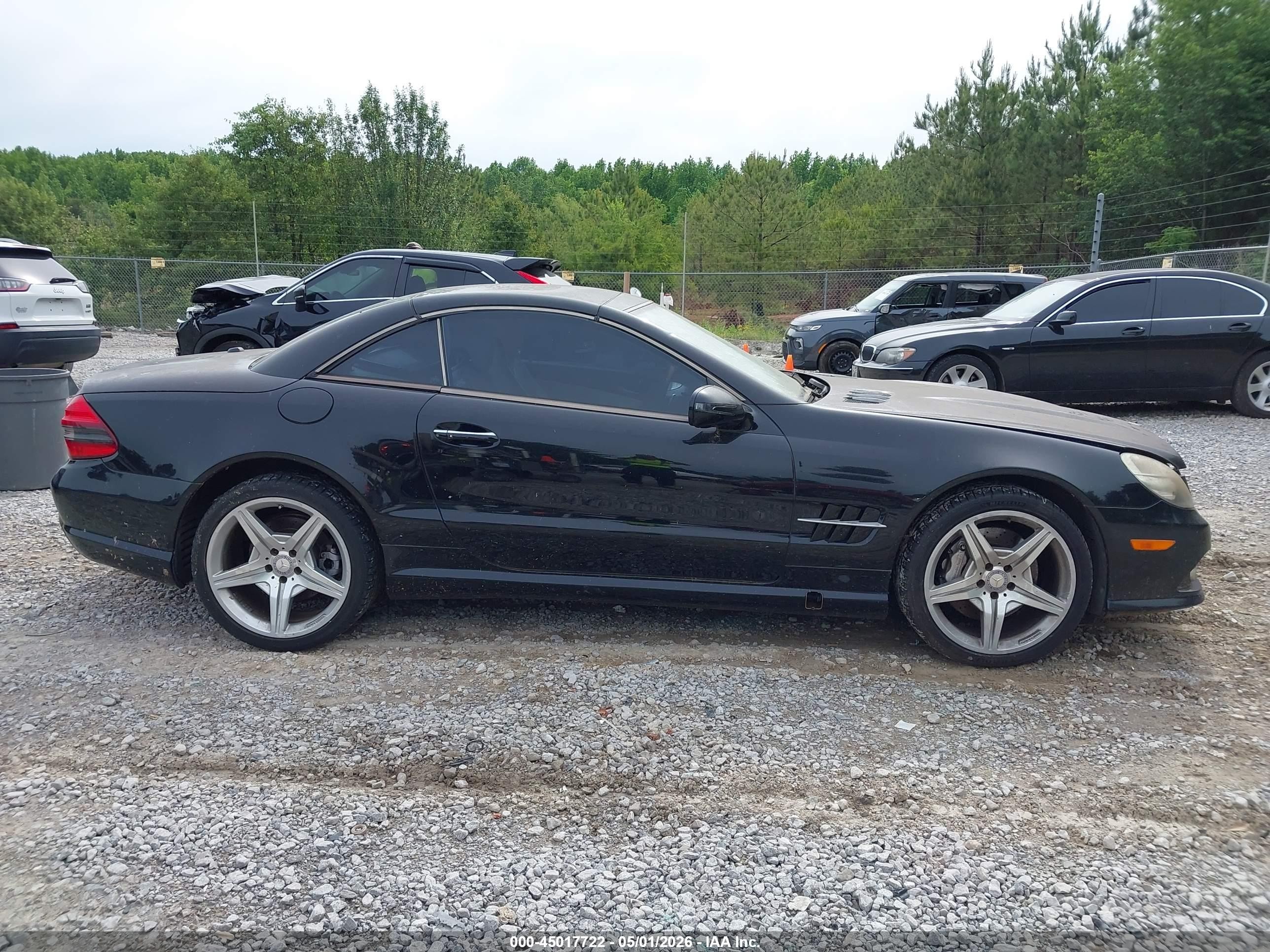 2009 Mercedes-benz Sl 550   Черный vin: WDBSK71F19F145460