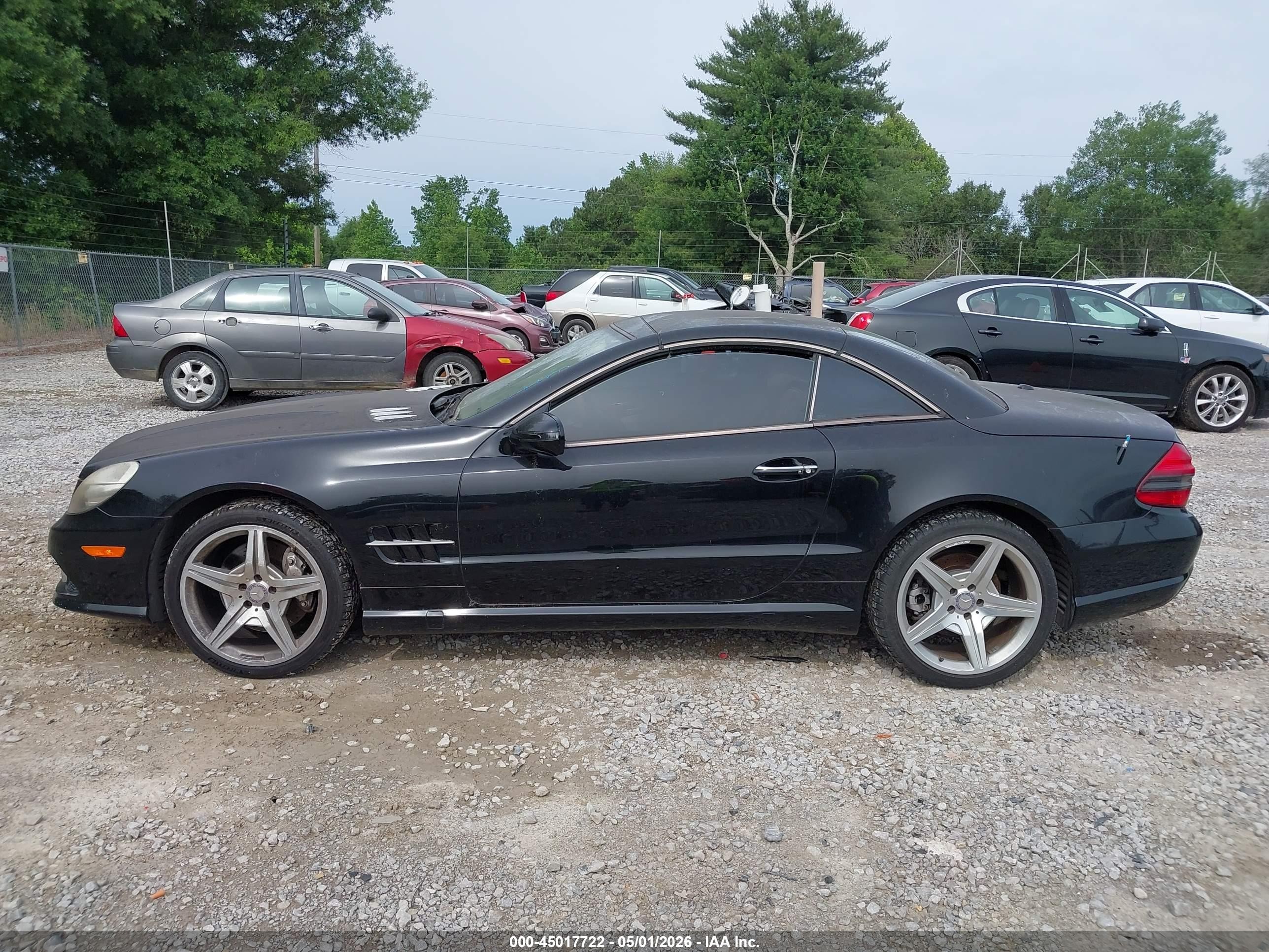 2009 Mercedes-benz Sl 550   Черный vin: WDBSK71F19F145460