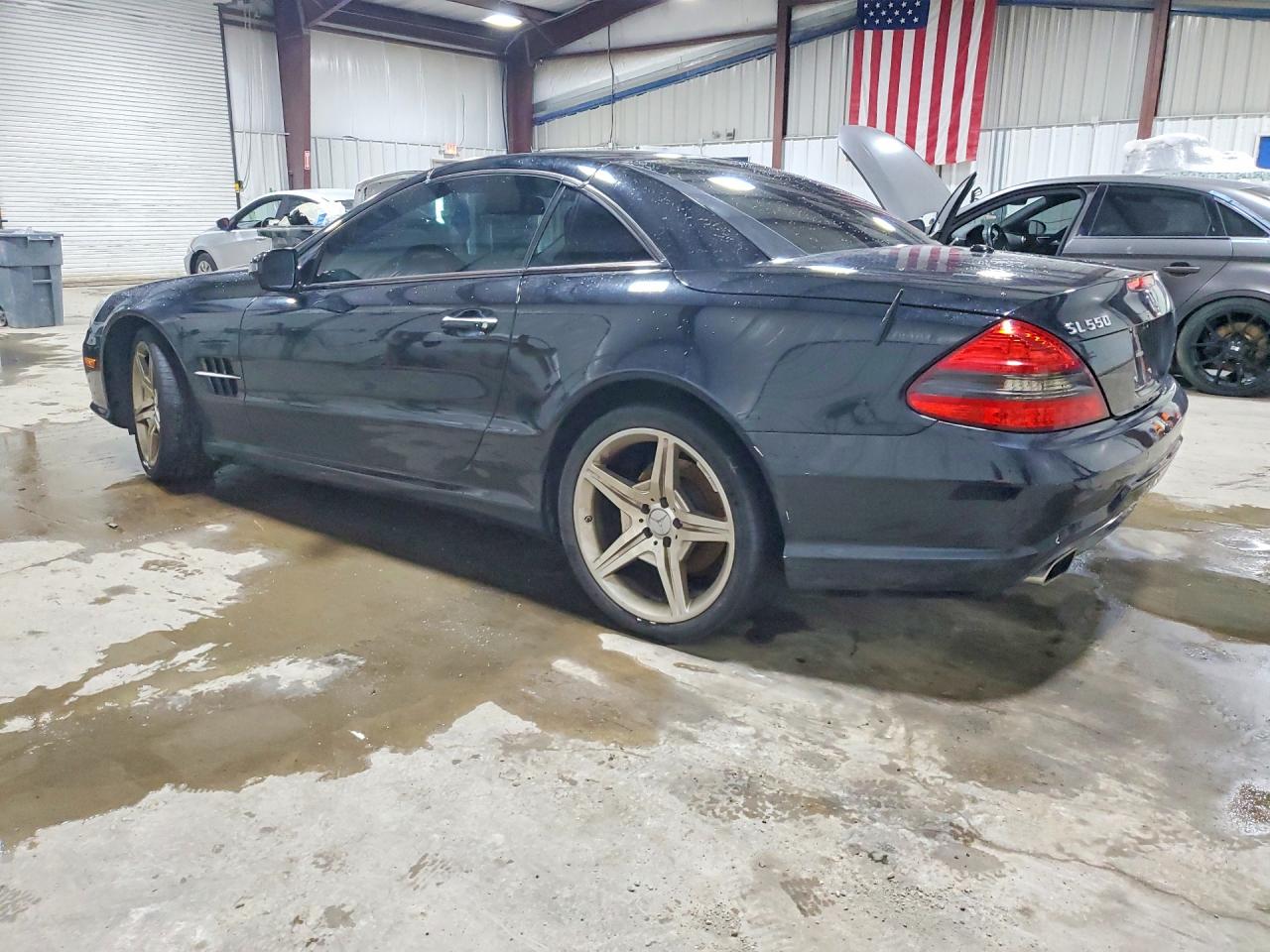 2009 Mercedes-benz Sl 550 Black vin: WDBSK71F19F152781