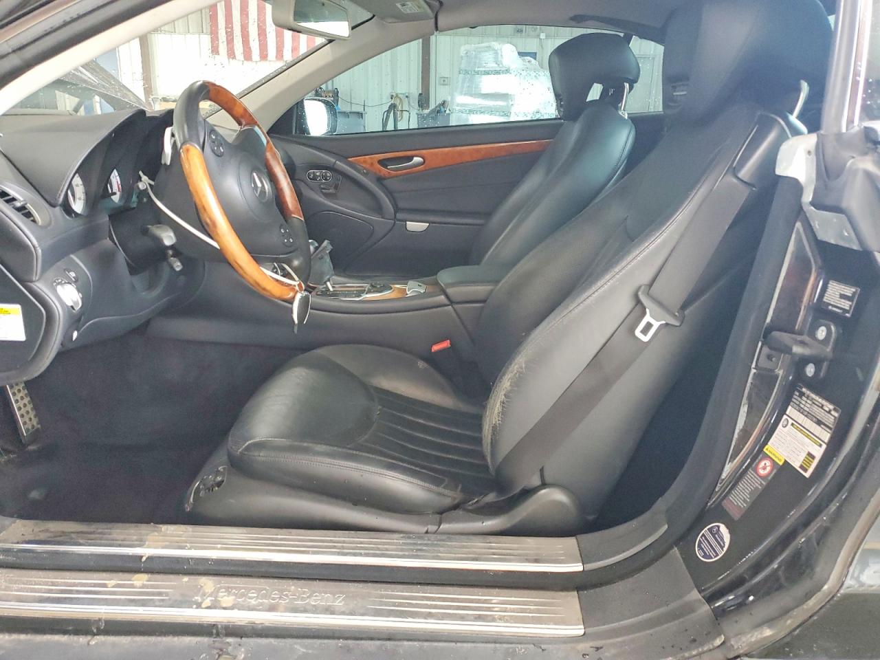 2009 Mercedes-benz Sl 550 Black vin: WDBSK71F19F152781