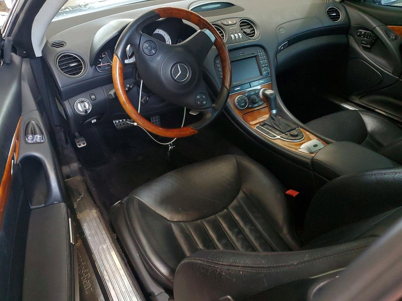 2009 Mercedes-benz Sl 550 Black vin: WDBSK71F19F152781