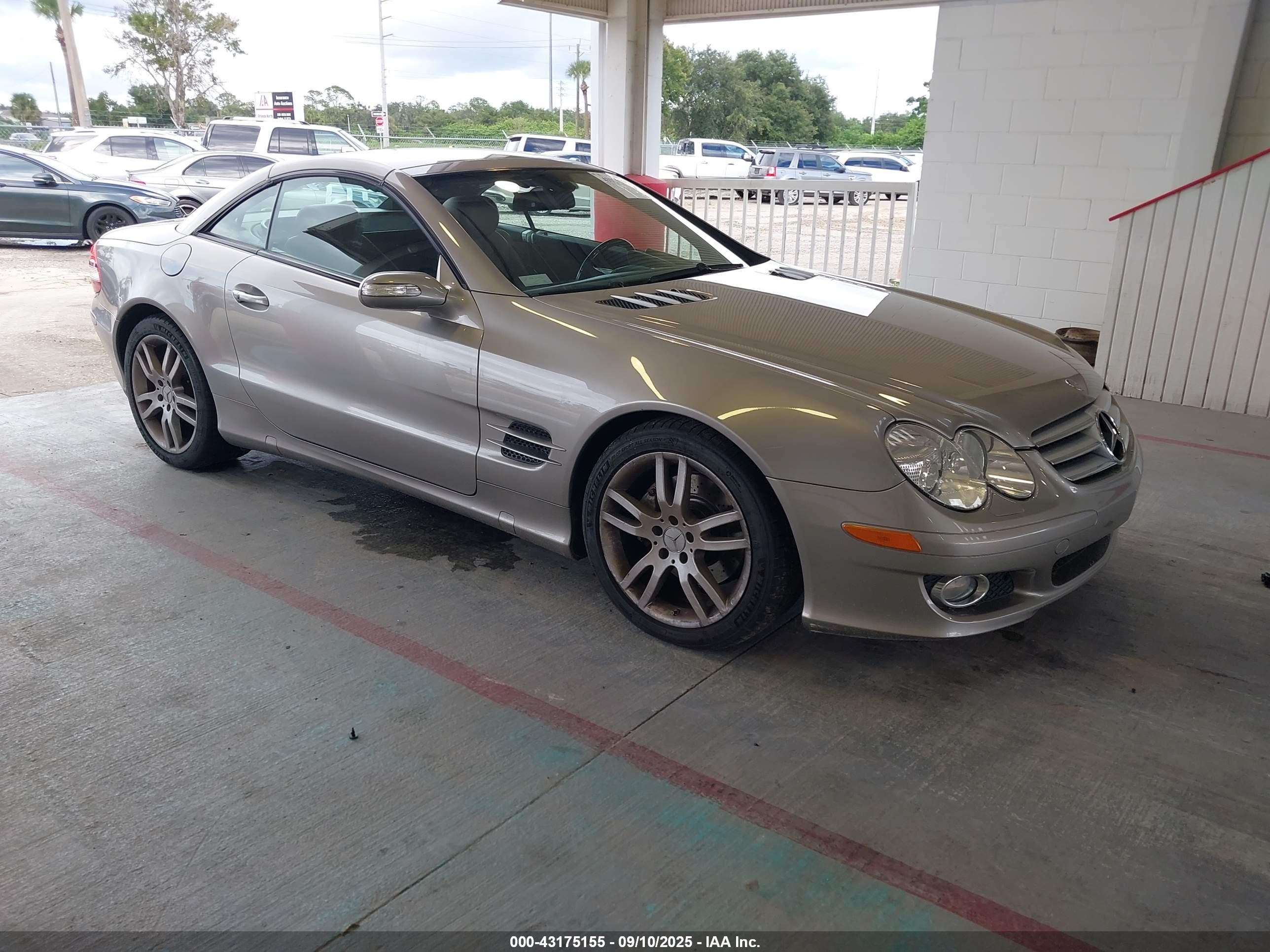 2007 Mercedes-benz Sl 550   Серебряный vin: WDBSK71F27F118586