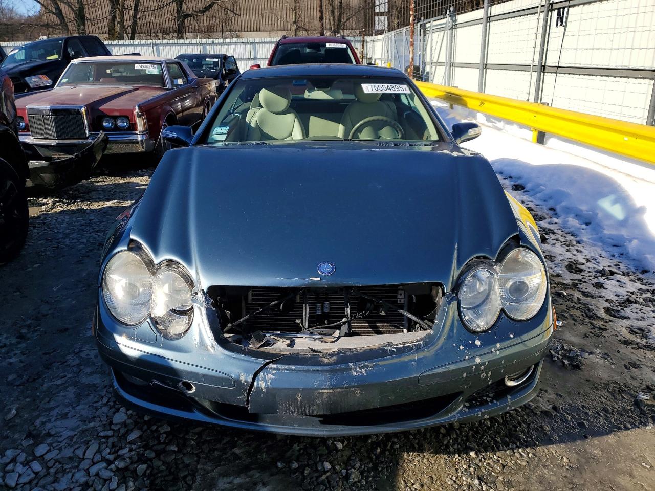2007 Mercedes-benz Sl 550 Teal vin: WDBSK71F27F124422