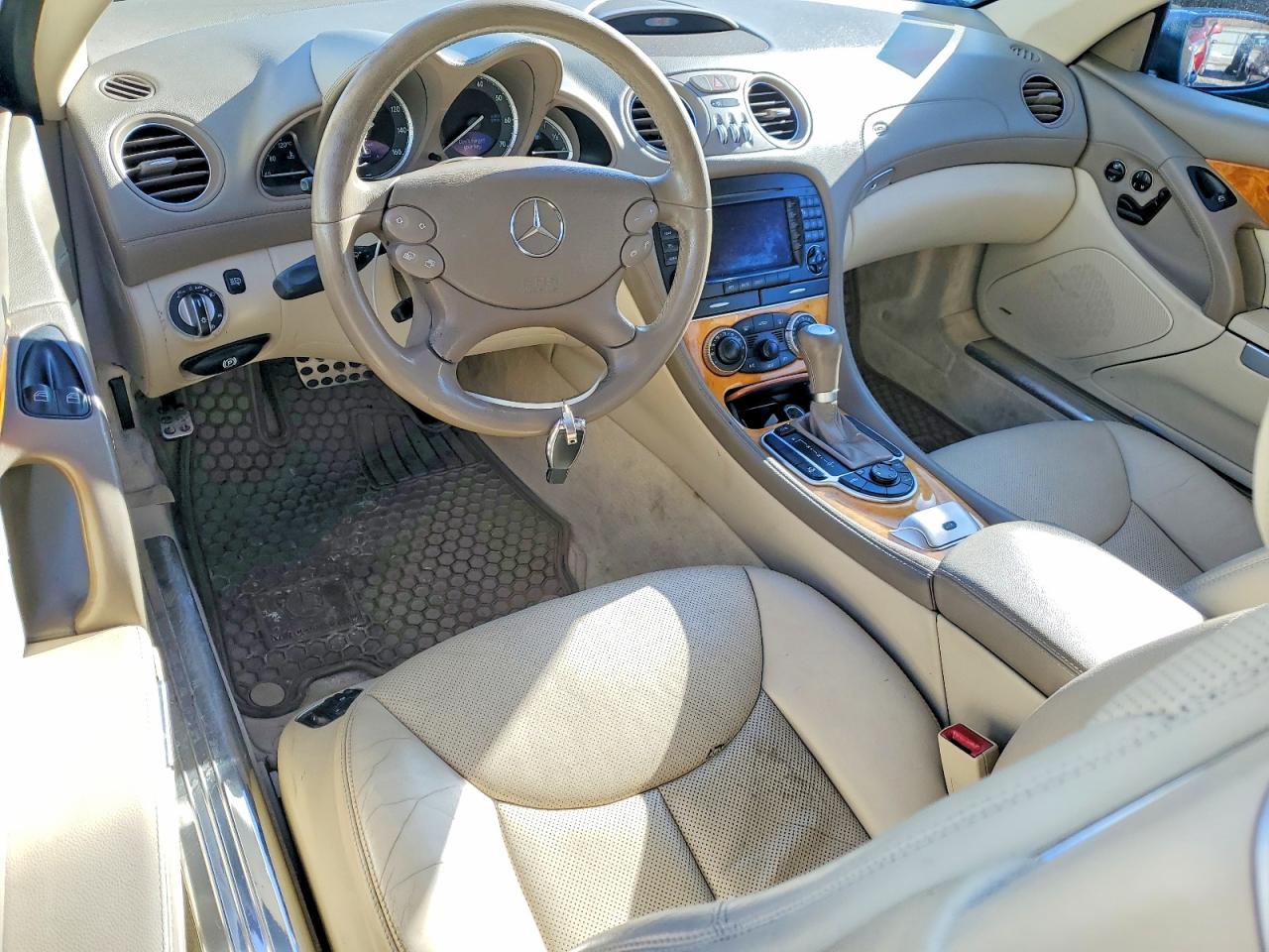 2007 Mercedes-benz Sl 550 Teal vin: WDBSK71F27F124422