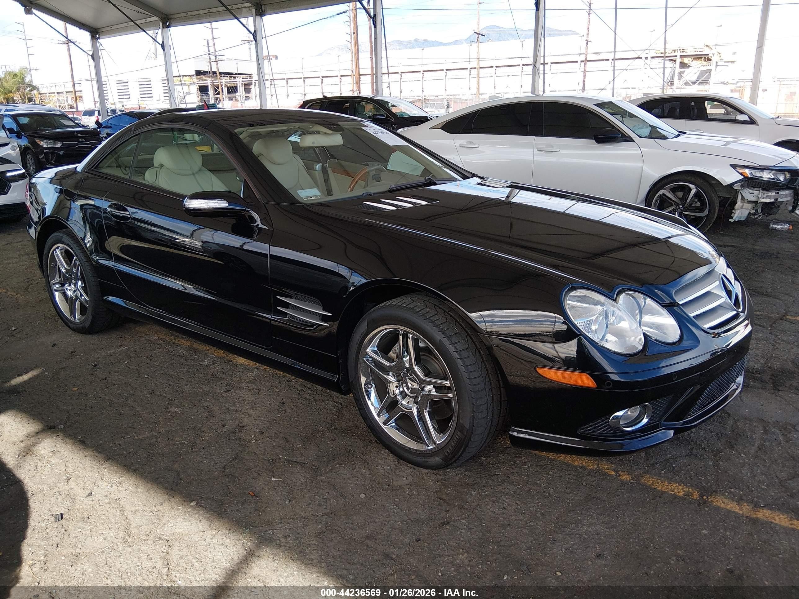 2008 Mercedes-benz Sl 550   Черный vin: WDBSK71F28F136426