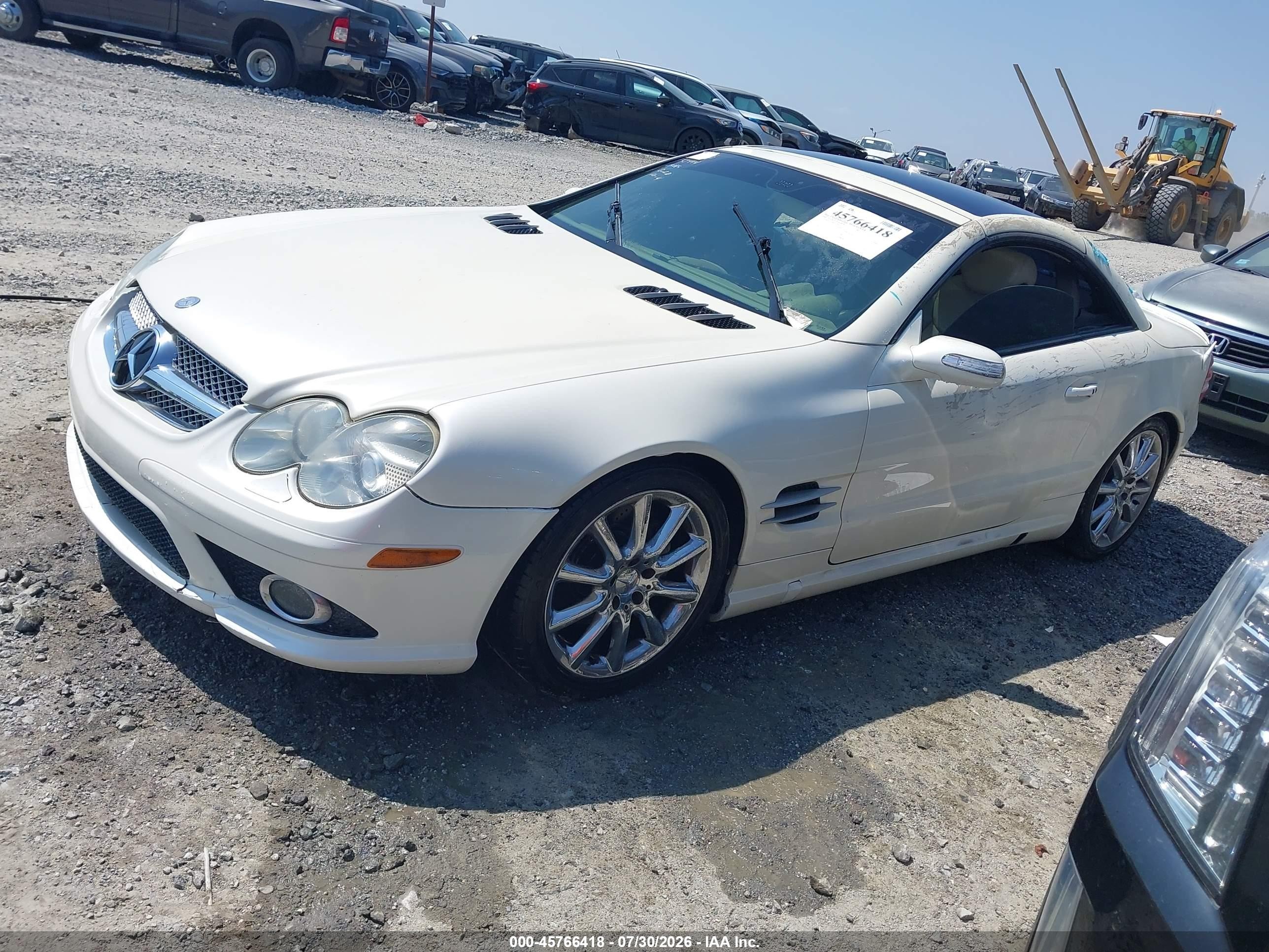 2008 Mercedes-benz Sl 550   Белый vin: WDBSK71F28F137494