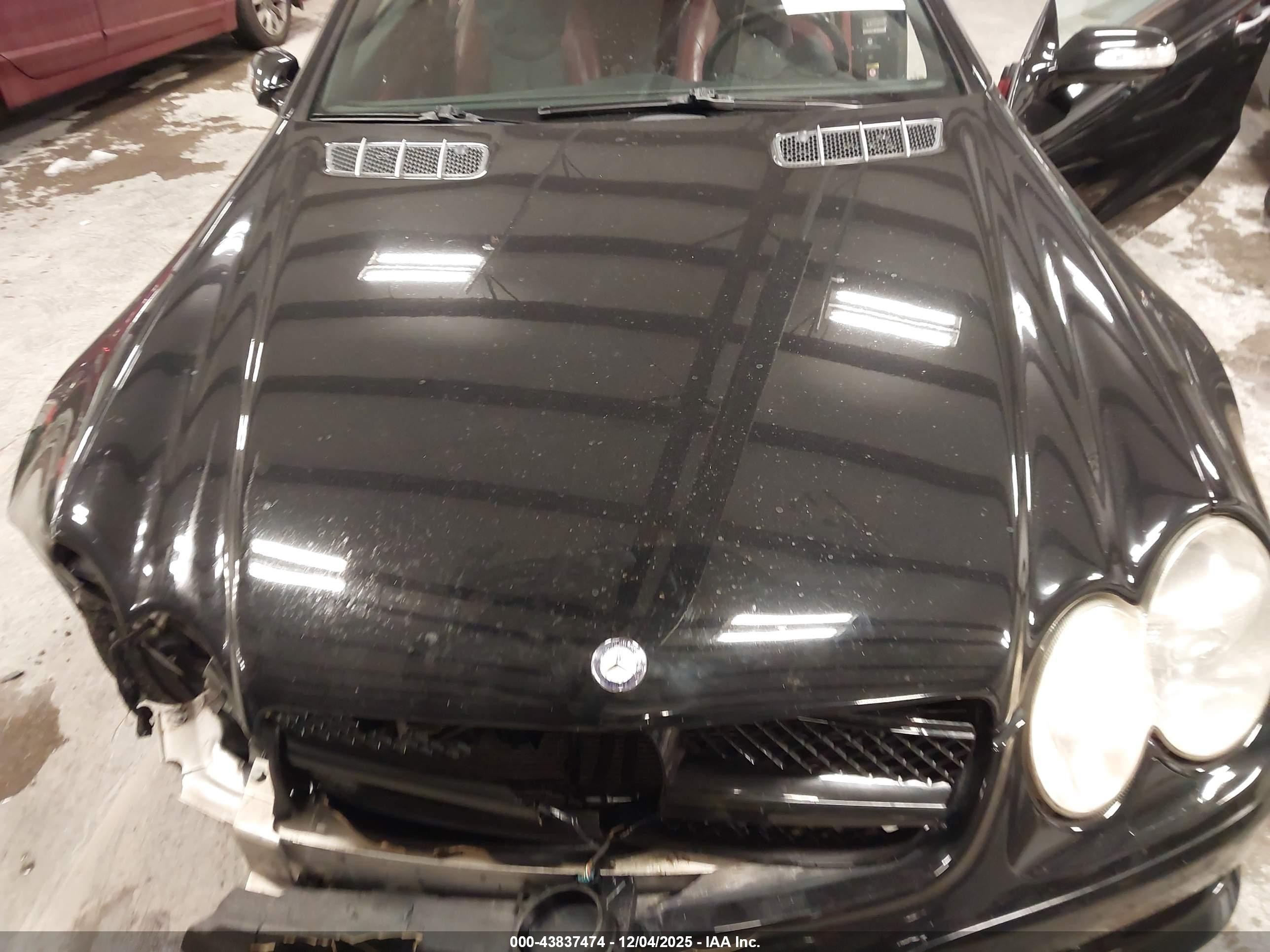 2007 Mercedes-benz Sl 550   Black vin: WDBSK71F37F126695