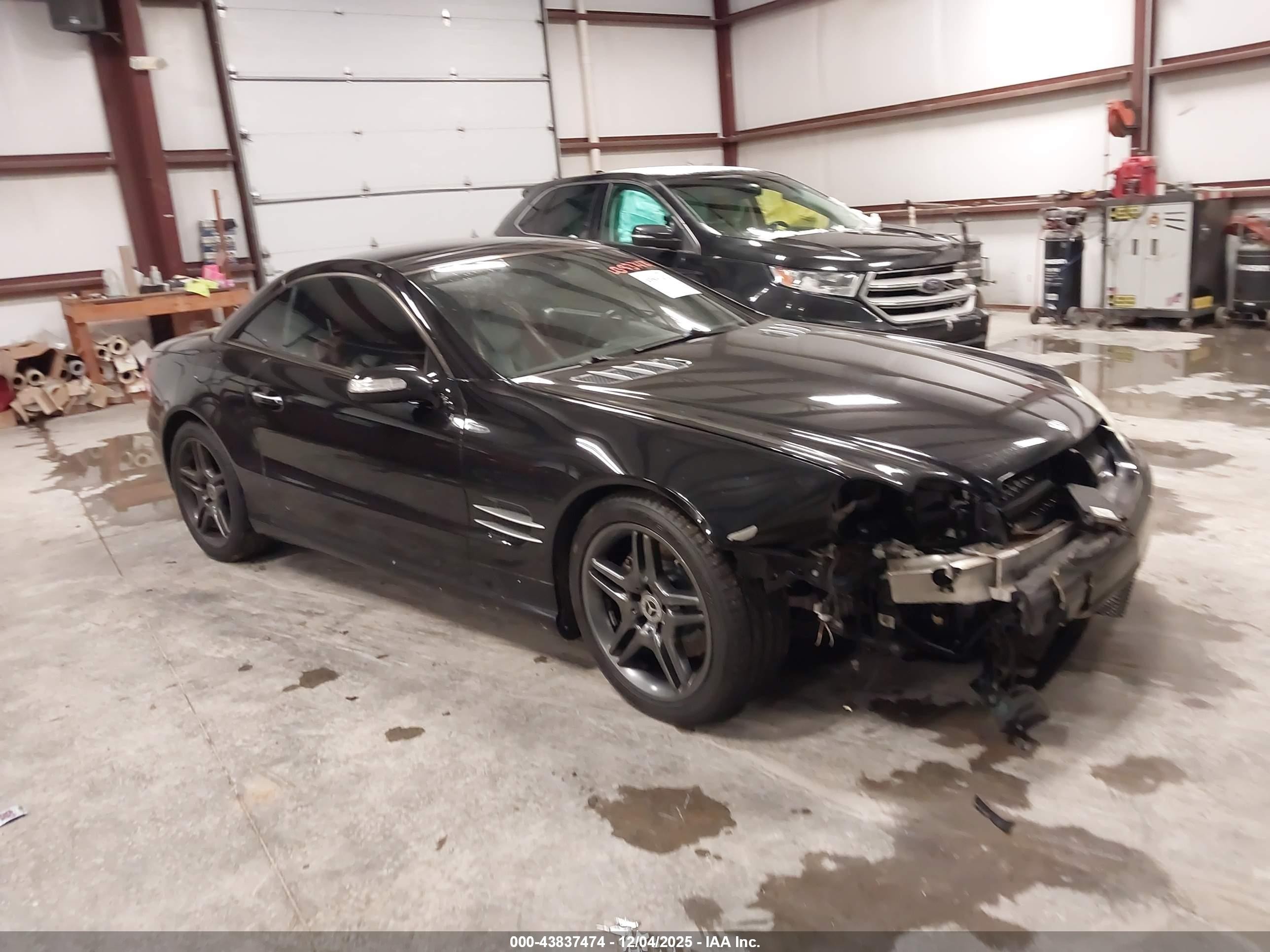 2007 Mercedes-benz Sl 550   Black vin: WDBSK71F37F126695