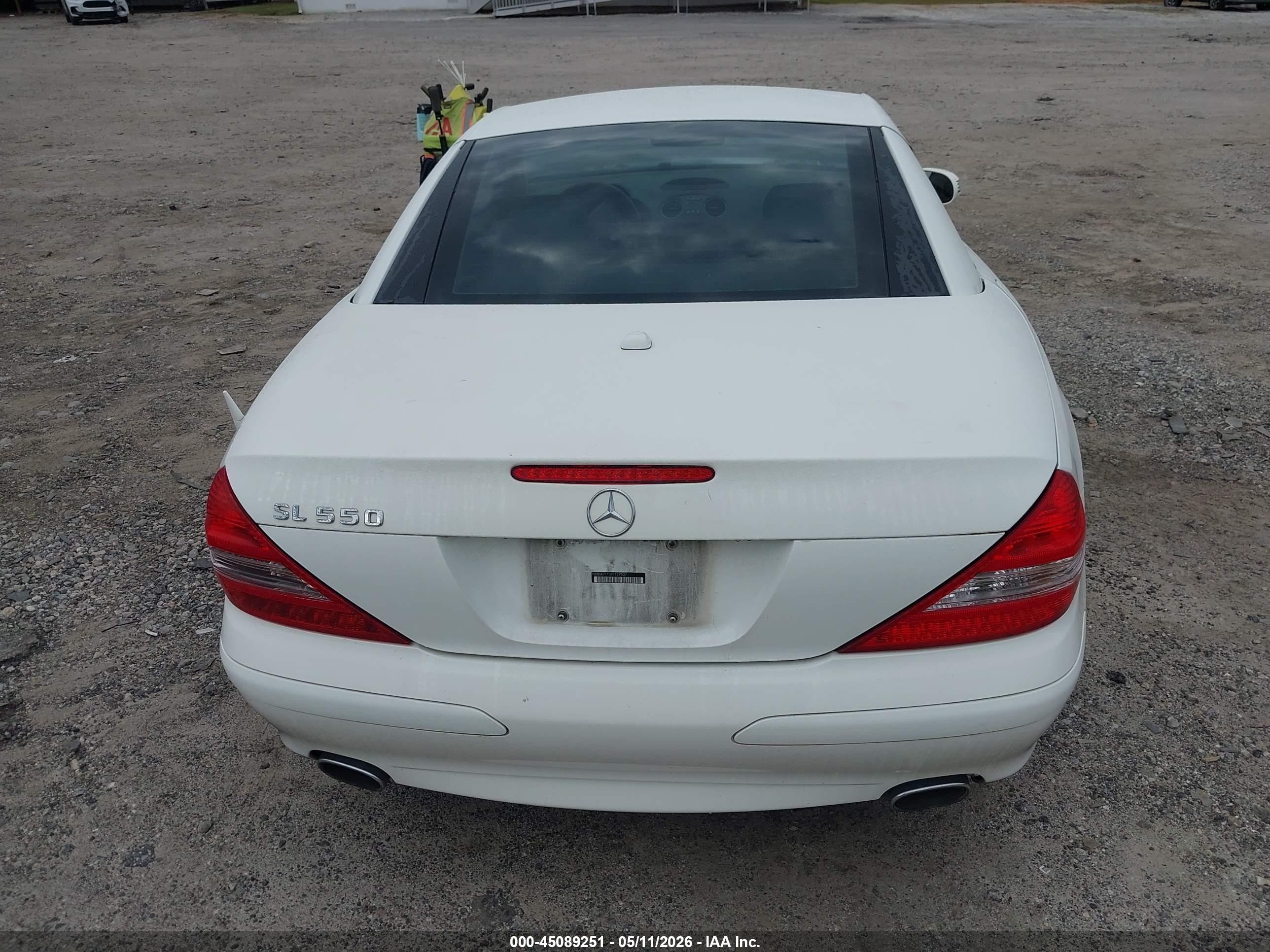 2007 Mercedes-benz Sl 550   Белый vin: WDBSK71F37F127507