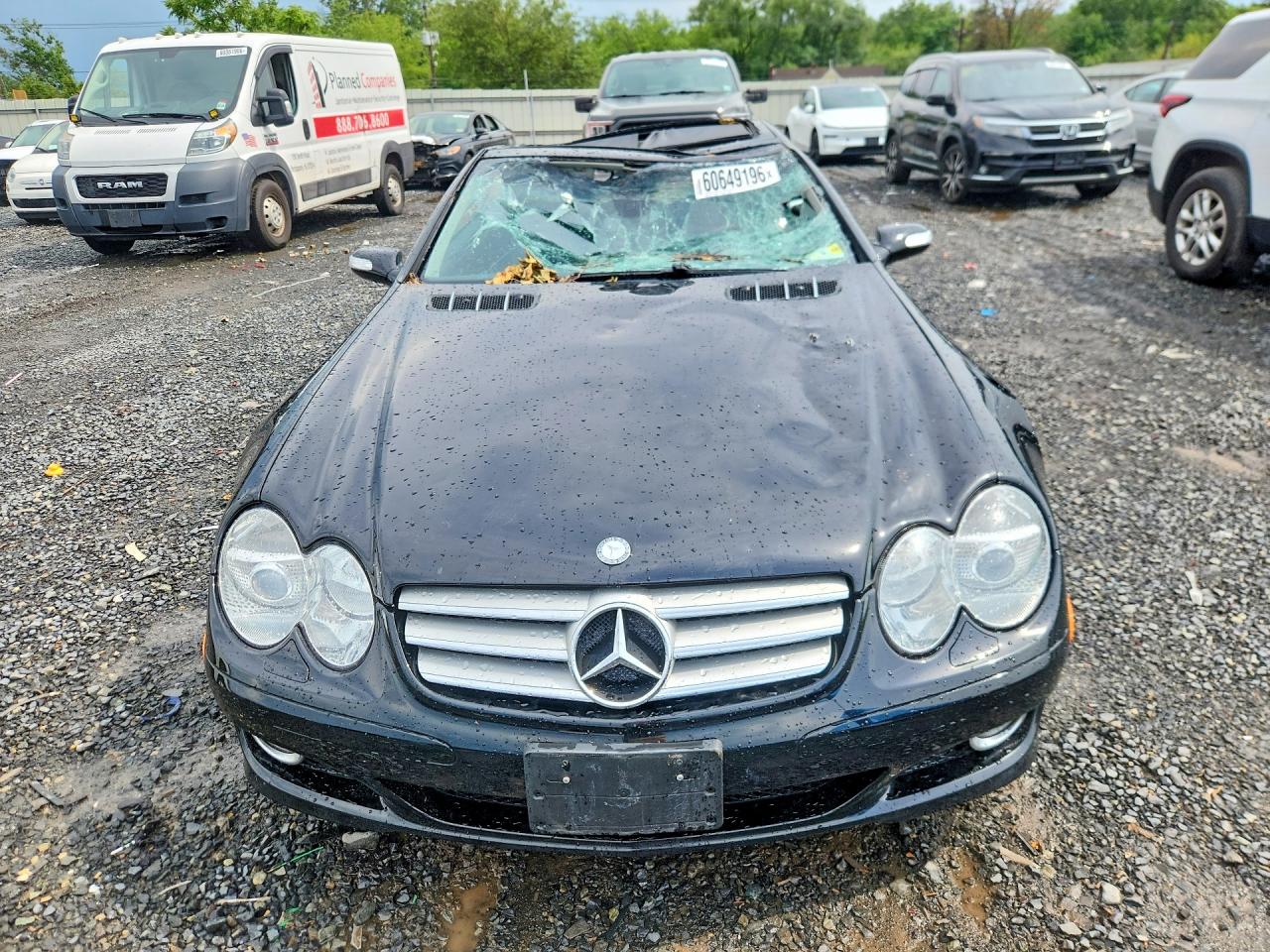 2007 Mercedes-benz Sl 550 Black vin: WDBSK71F37F130780