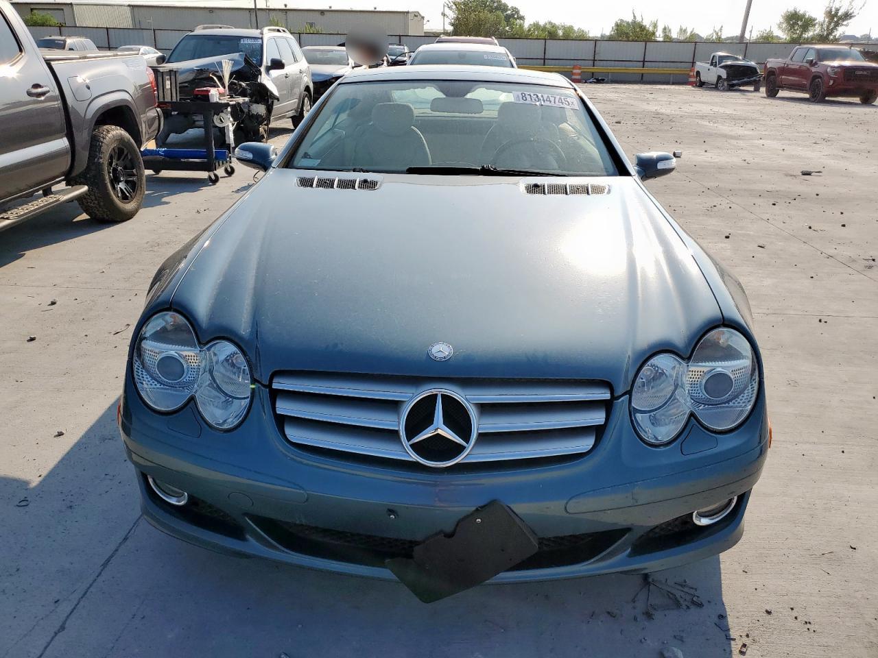 2007 Mercedes-benz Sl 550 Blue vin: WDBSK71F37F131119