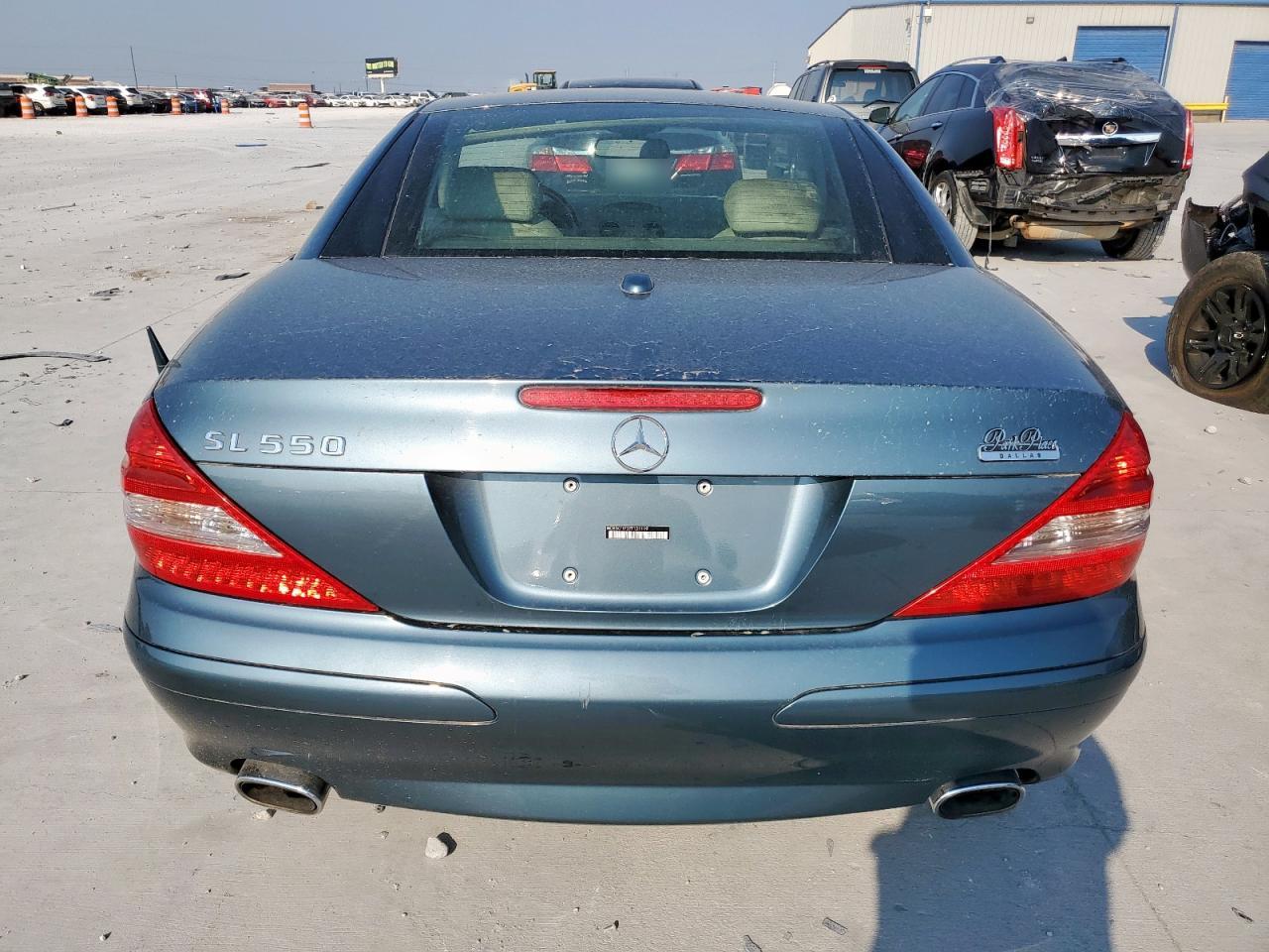 2007 Mercedes-benz Sl 550 Blue vin: WDBSK71F37F131119
