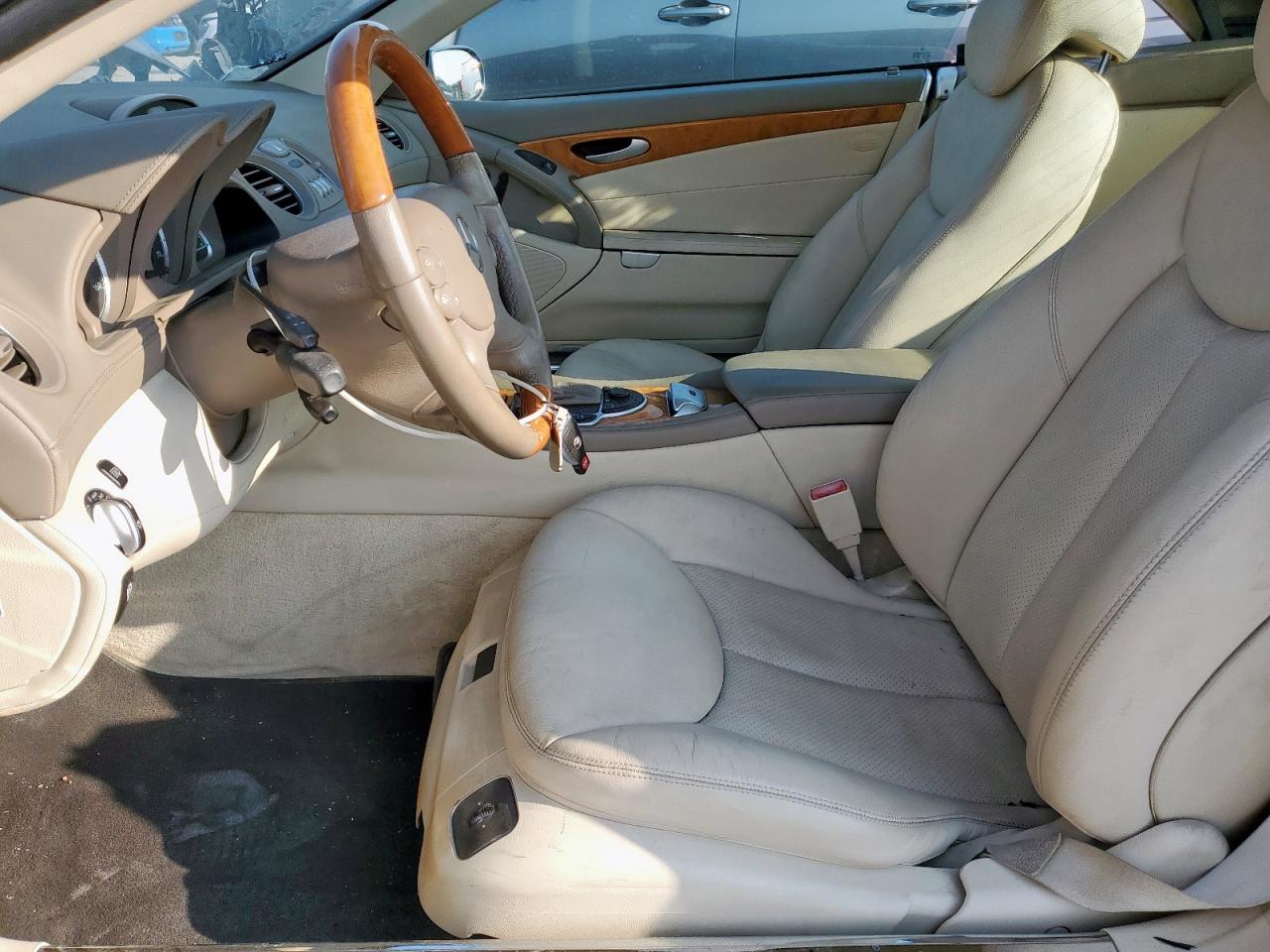 2007 Mercedes-benz Sl 550 Blue vin: WDBSK71F37F131119